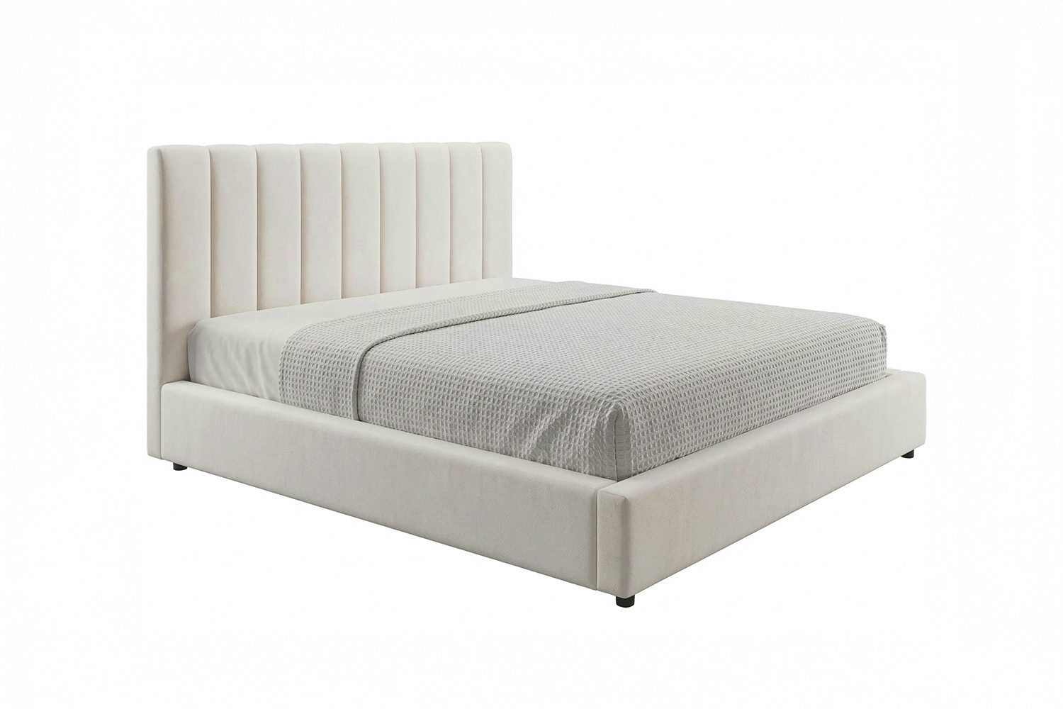 KAWOLA Polsterbett CATTURA Velvet - Modernes Design - Schlafzimmer Highlight, Inklusive Lattenrost 3-fach höhenverstellbar - Stil trifft Komfort