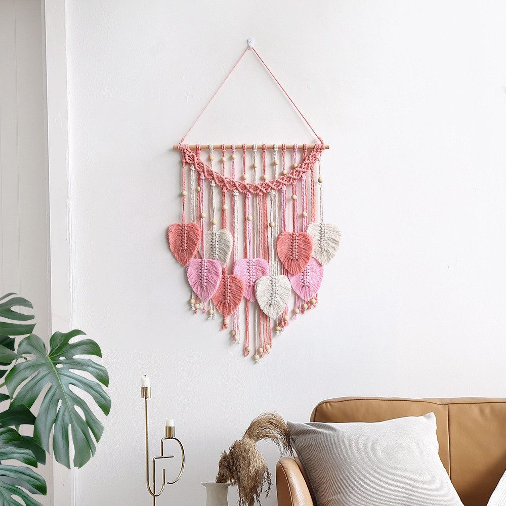 Coonoor Hängedekoration Wandbehang Wandteppich, Blatt Makramee günstig online kaufen