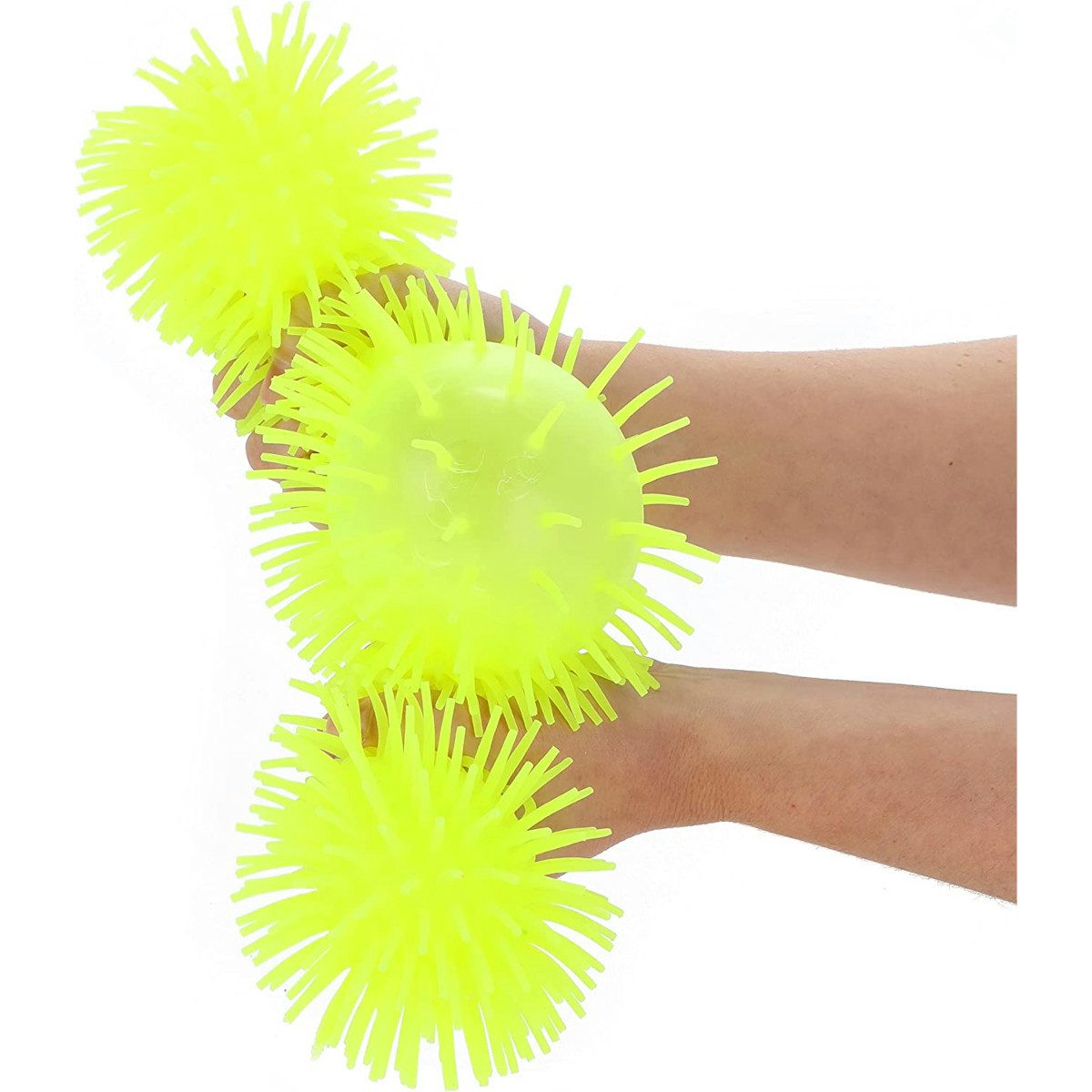 Toi-Toys Spielball Knetball Pufferz Puffer-Raupe 33 cm, Noppen-Oberfläche für sensorische Stimulation
