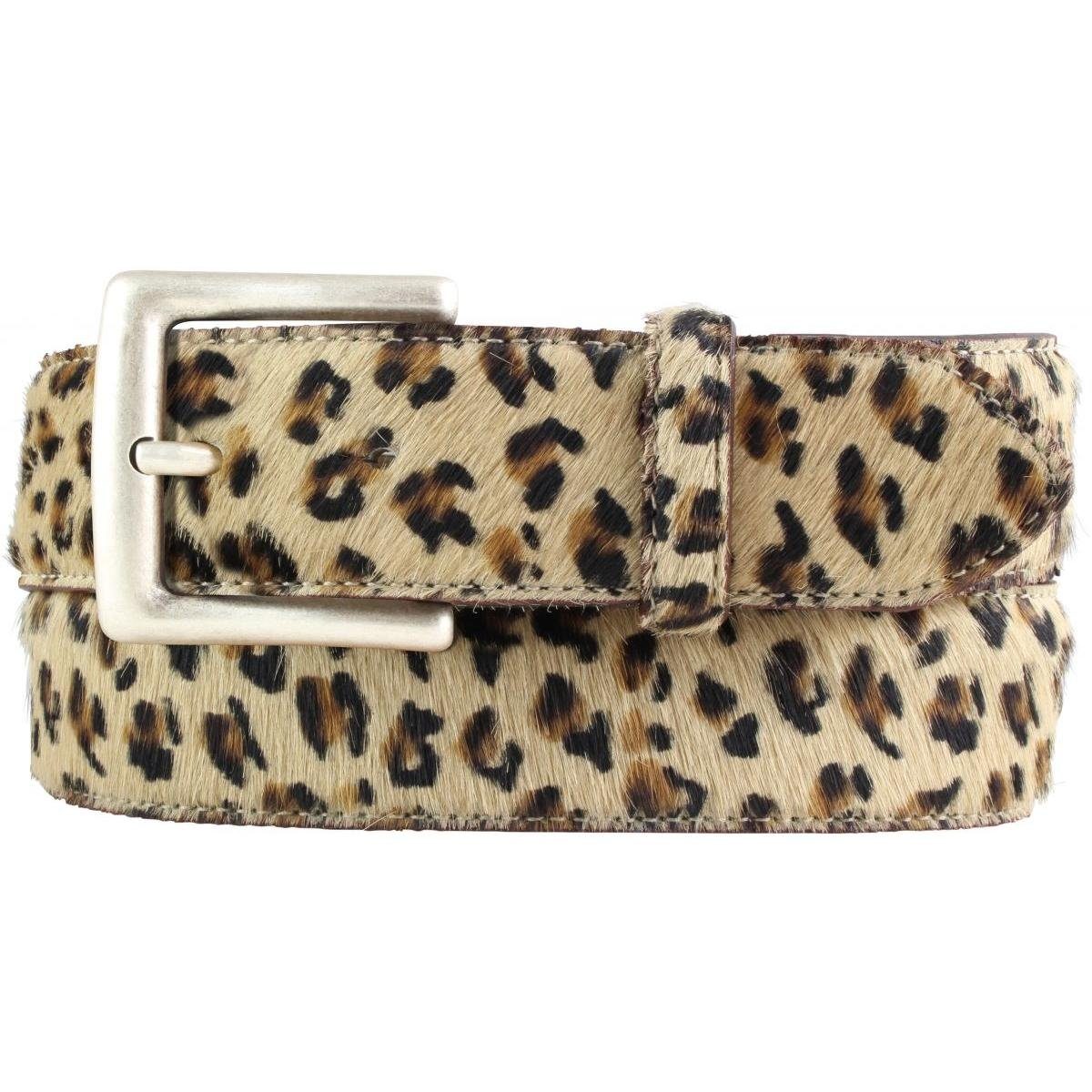 BELTINGER Ledergürtel Hochwertiger Fell-Ledergürtel 4 cm günstig online kaufen