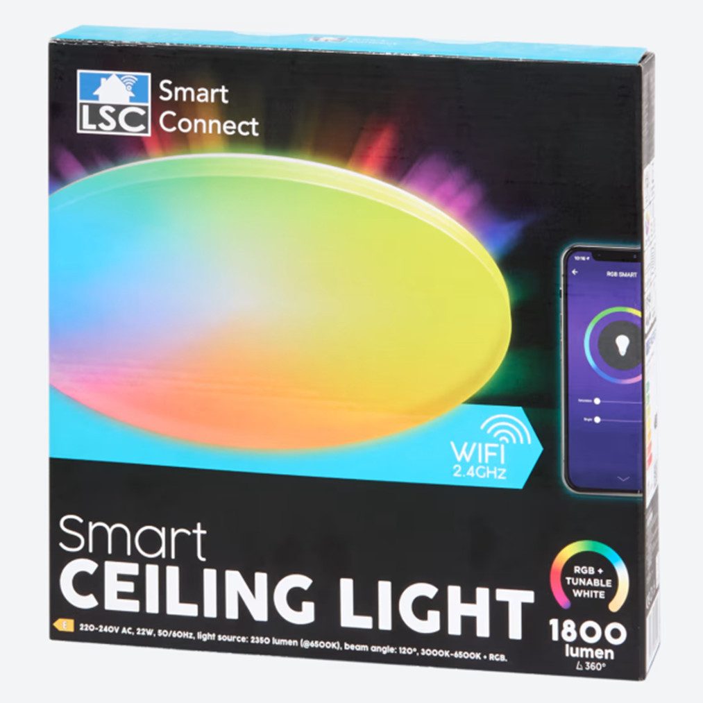 Spectrum LED Deckenleuchte LSC Smart Connect Deckenlampe