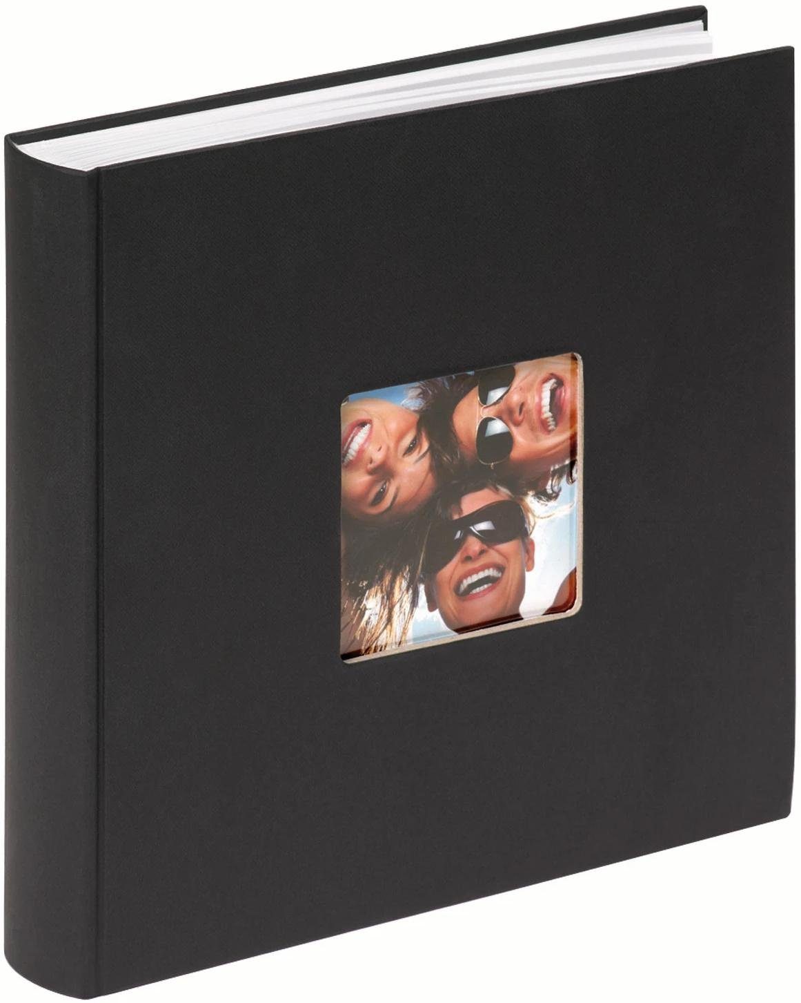Walther Fotoalbum Fun FA-208-B Buchalbum 30x30 schwarz