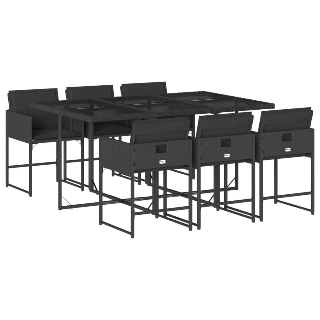 vidaXL Garten-Essgruppe 7-tlg. Garten-Essgruppe mit Kissen günstig online kaufen