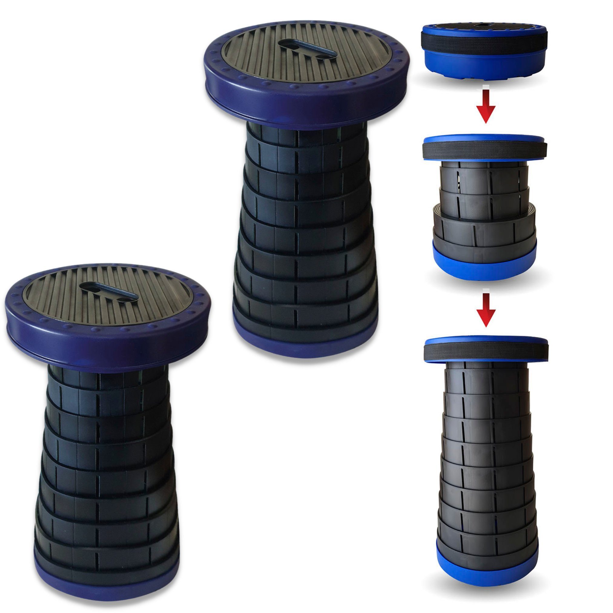 Starlyf Campinghocker Telescopic Stool (2 St., günstig online kaufen