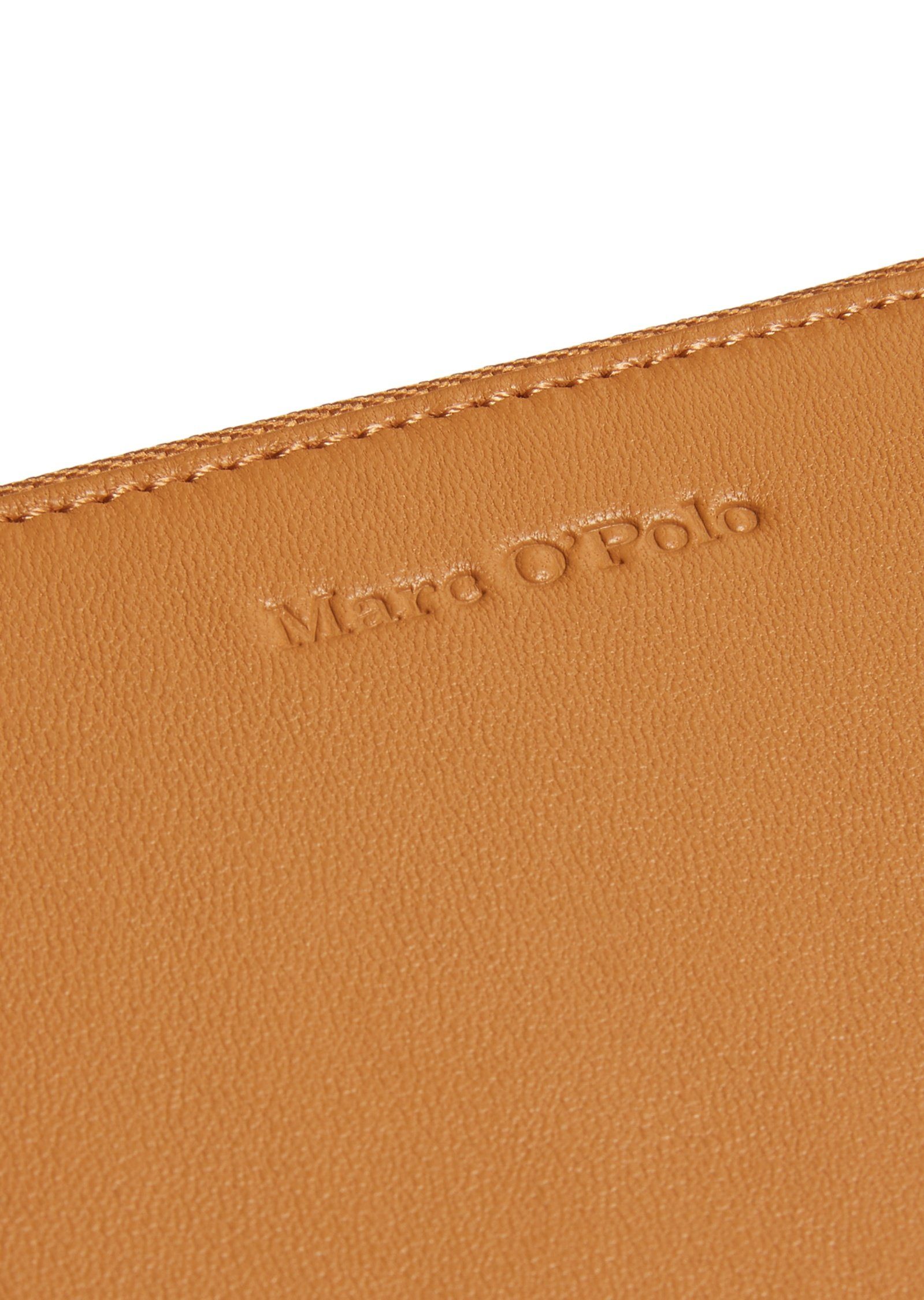 Marc O'Polo Geldbörse aus softem braun Leder