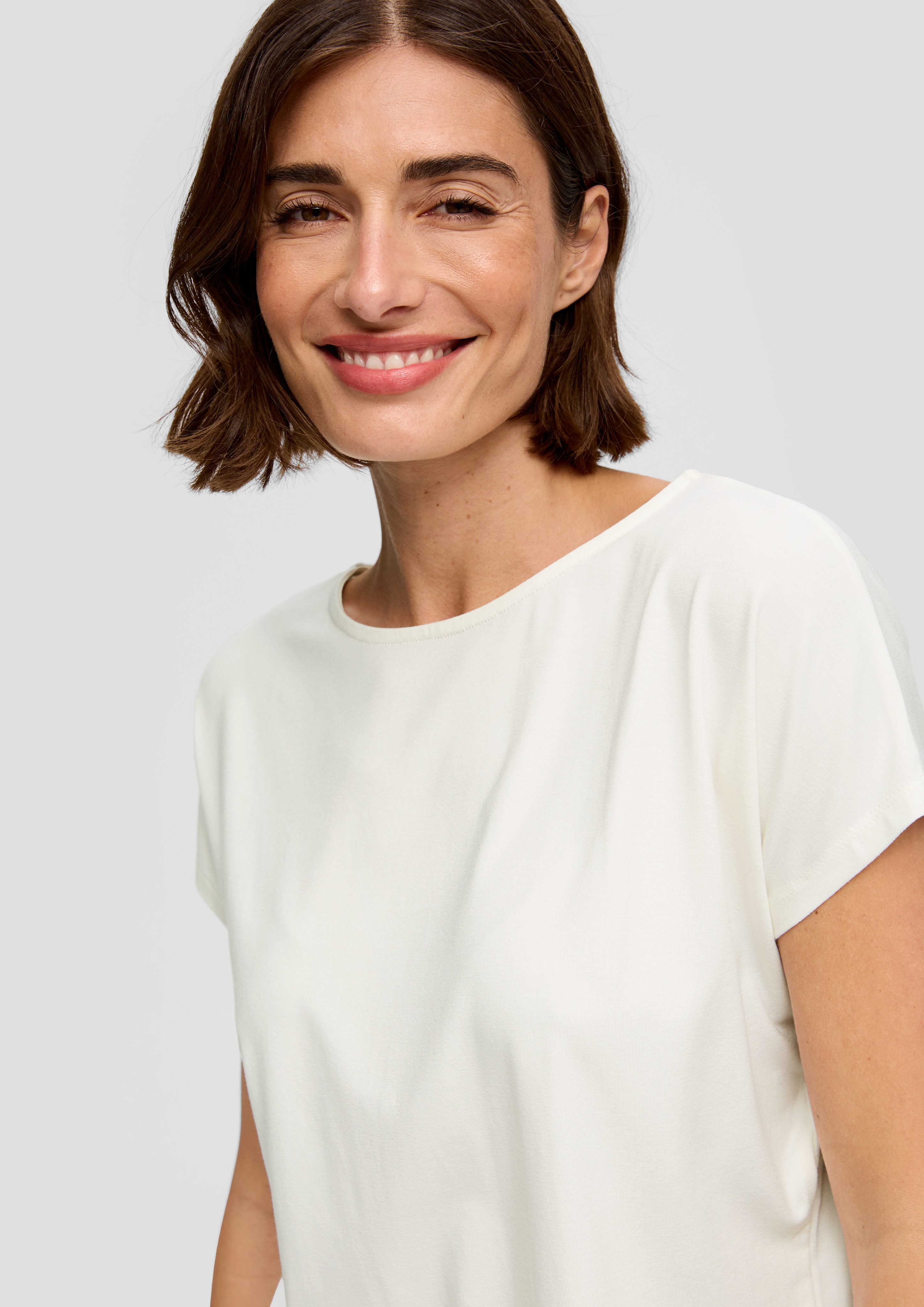 s.Oliver Shirttop T-Shirt aus Viskosestretch im günstig online kaufen