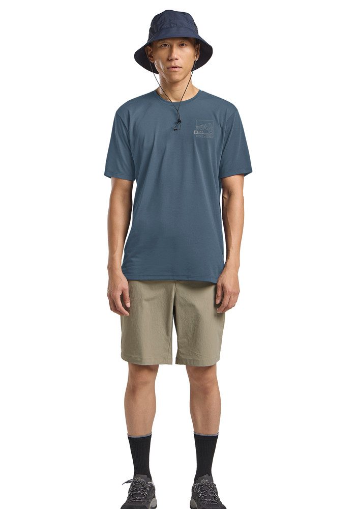 Jack Wolfskin T-Shirt VONNAN GRAPHIC T M – Bild 3 von 5
