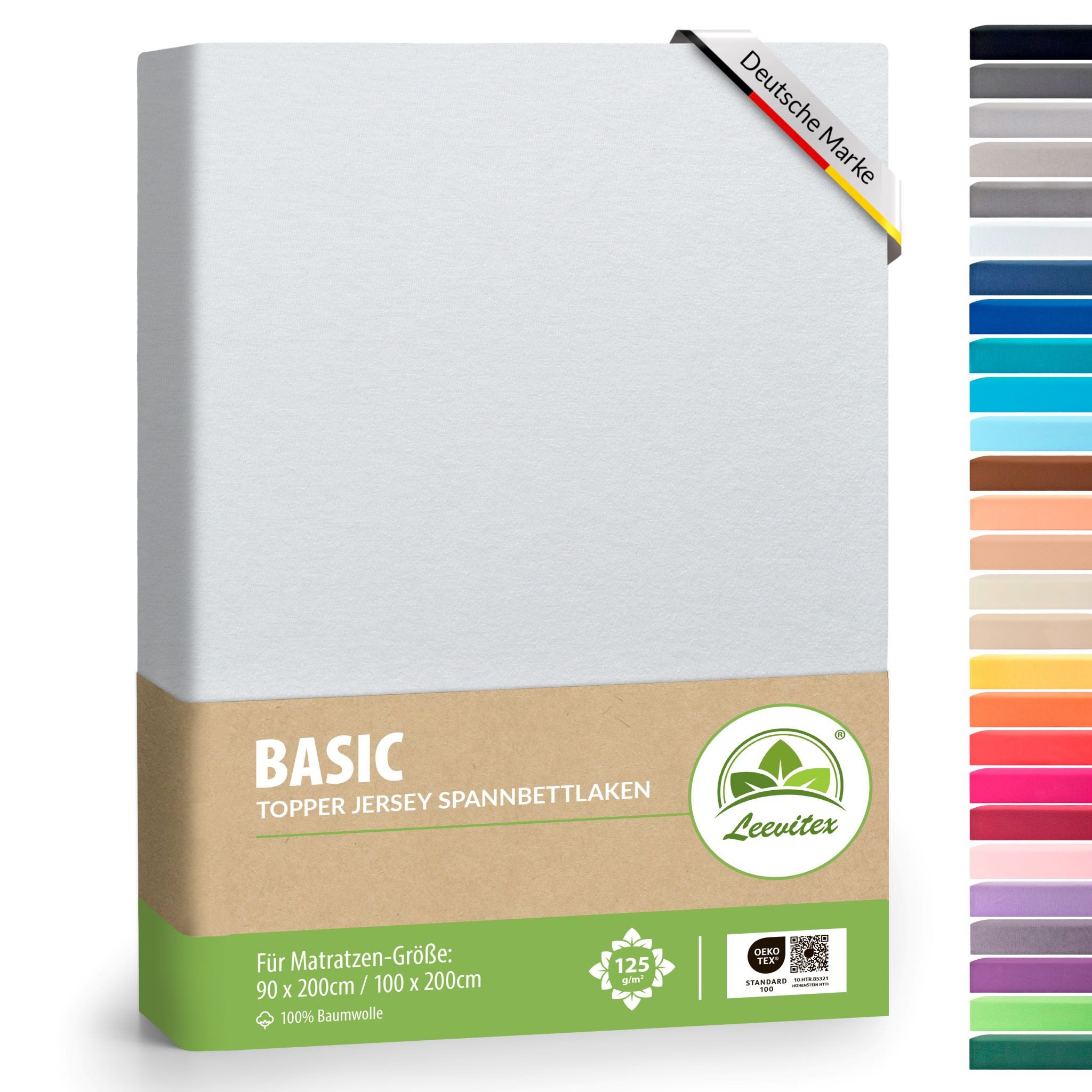 leevitex® Spannbettlaken für Topper – weich, anschmiegsam, pflegeleicht & i günstig online kaufen