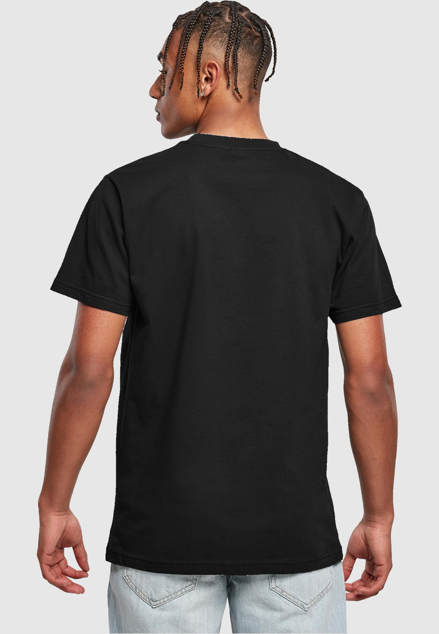 black Herren Neck (1-tlg) Everybody T-Shirt Boys Round Merchcode Backstreet - T-Shirt