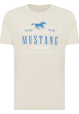 MUSTANG Kurzarmshirt Print-Shirt