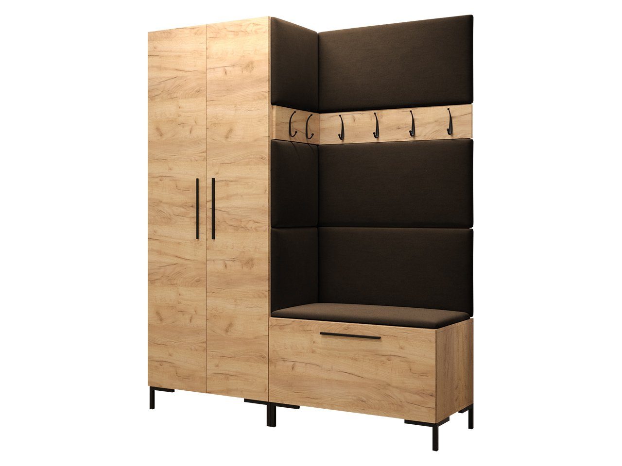 MIRJAN24 Garderoben-Set Zilion I, (Komplett-Set, Drehtürenschrank, günstig online kaufen