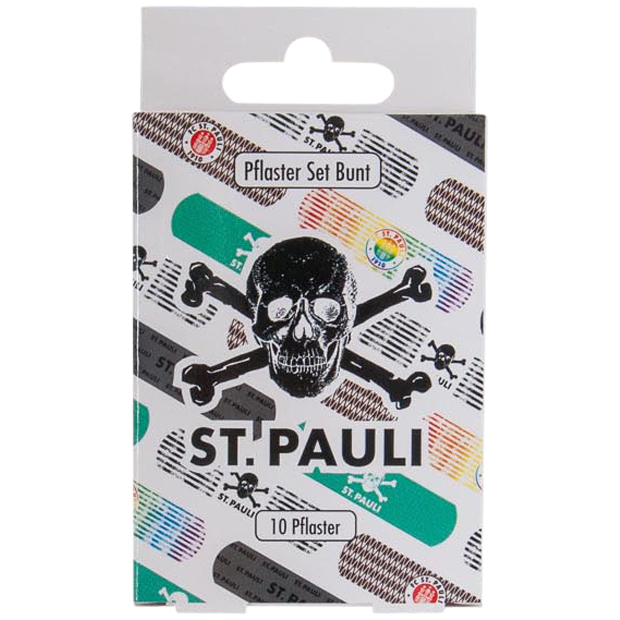 FC St. Pauli Wundpflaster FC St. Pauli - Pflaster 10 Stück im Set - bunt