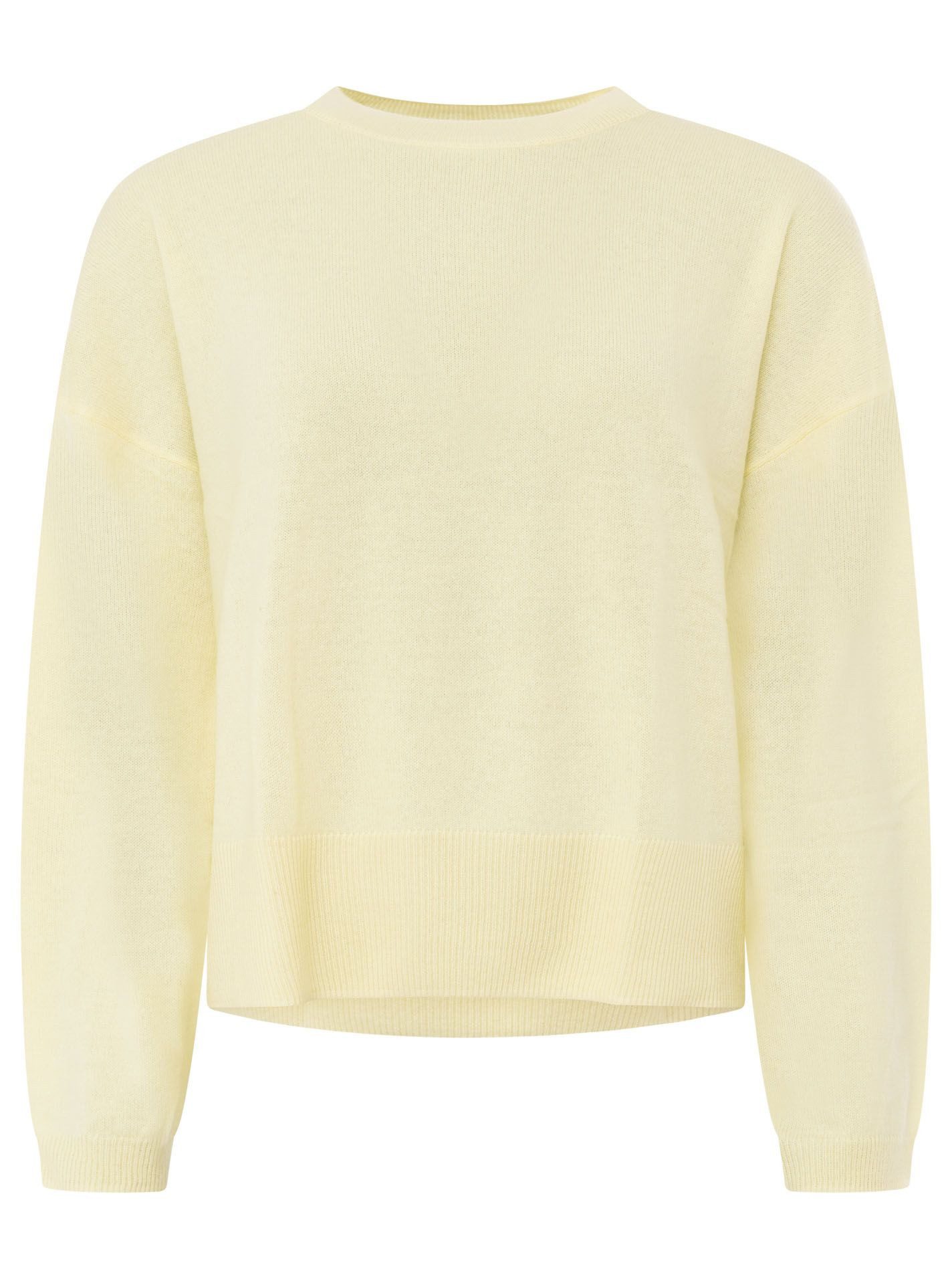 Zwillingsherz Kaschmirpullover Kastiger Rundhalspullover günstig online kaufen