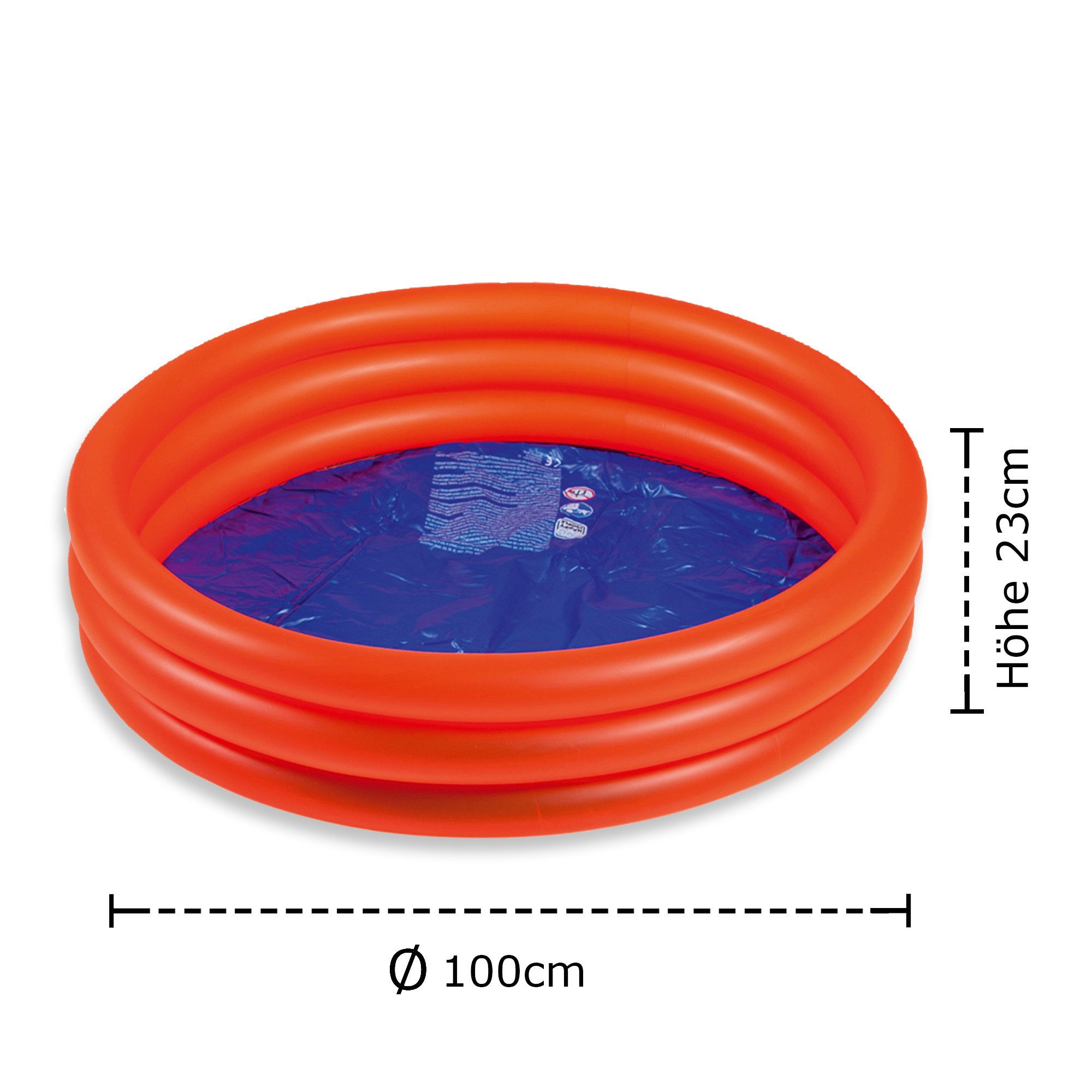 Smart-Planet Rundpool Baby Pool - Mini Kinder Planschbecken 175 cm Swimmingpool