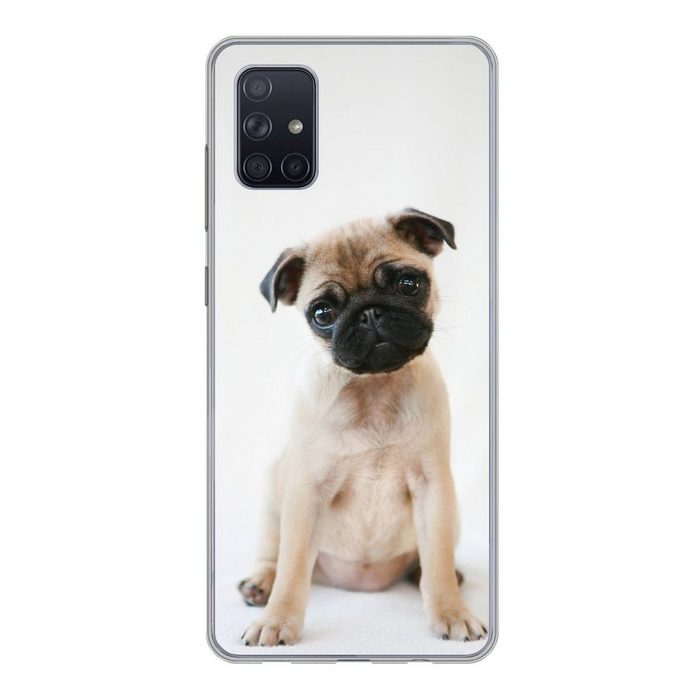 MuchoWow Handyhülle Hund - Haustiere - Porträt Phone Case Handyhülle Samsung Galaxy A71 Silikon Schutzhülle