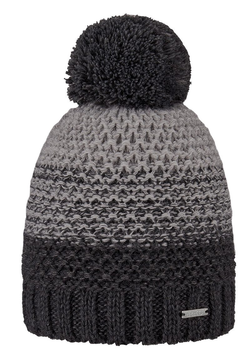 Areco Strickmütze Bommelmütze