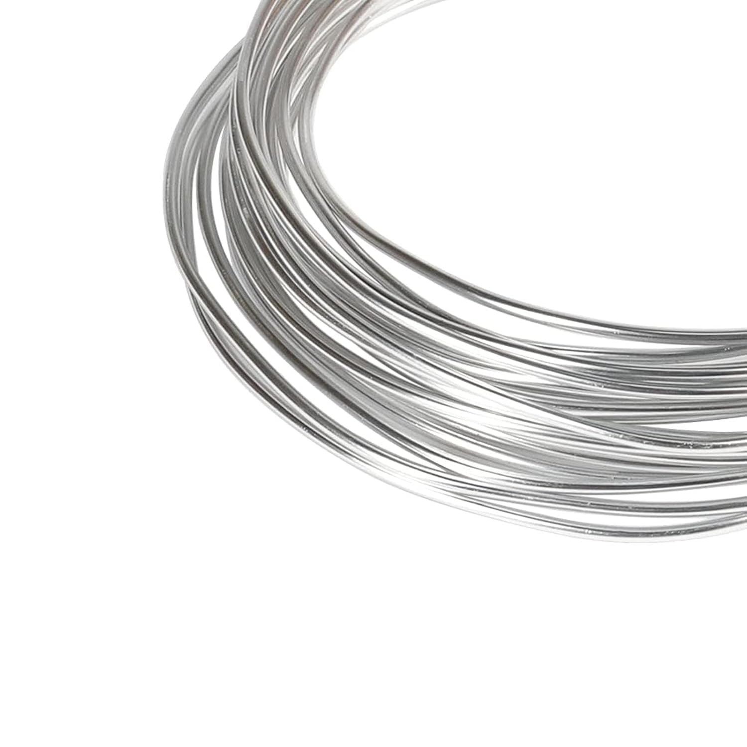 FELIXLEO Schmuckdraht Aluminium Basteldraht DIY Draht 2 5mm 3M Schmuck Herstellung