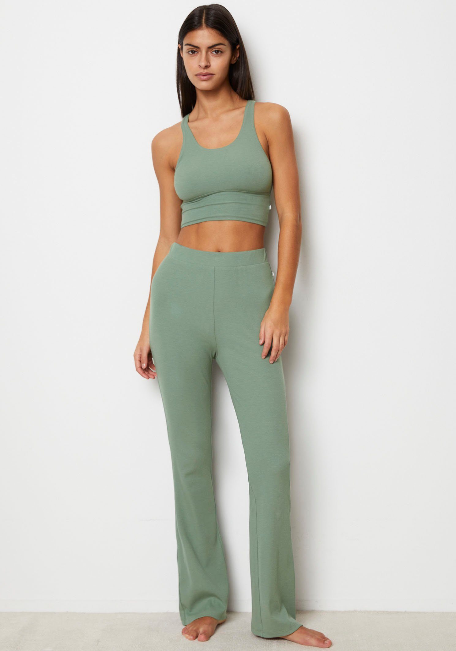 Marc O'Polo Pyjamahose Minimal Hybrid Loungewear-Hose mit breitem, elastisc günstig online kaufen
