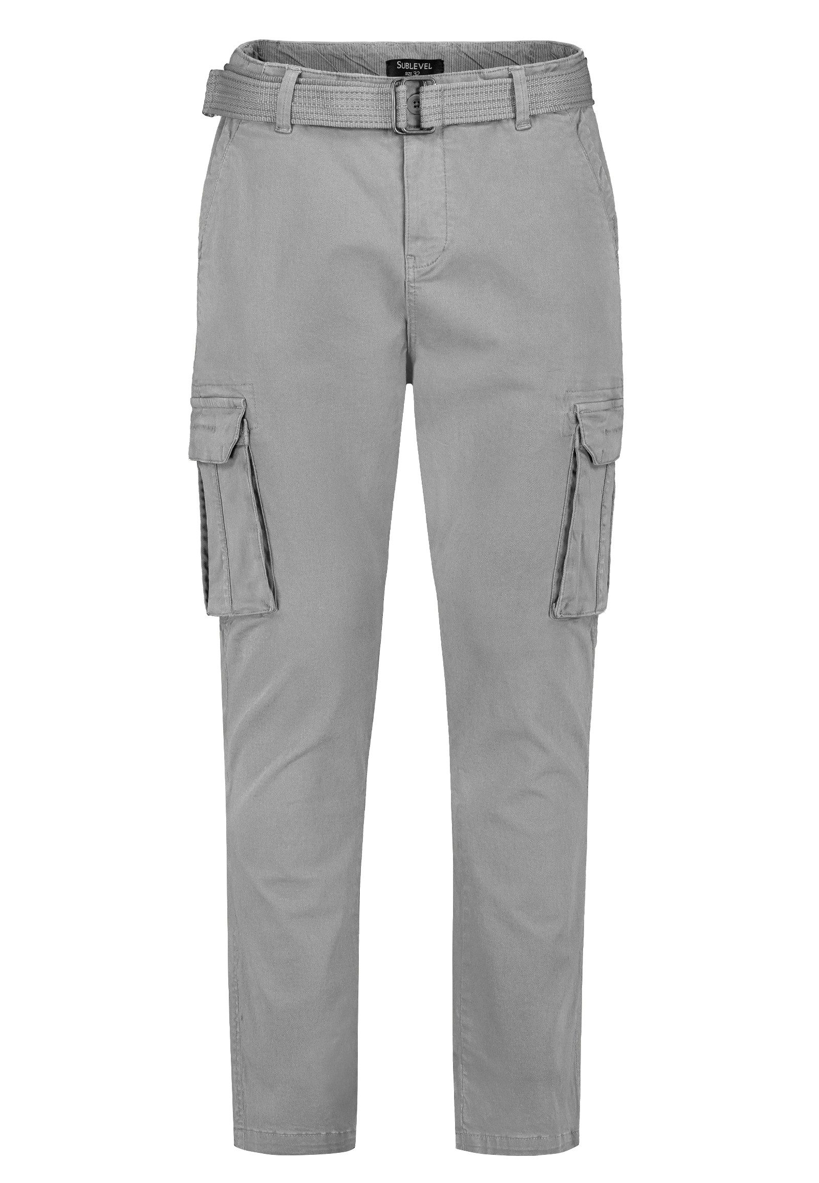 SUBLEVEL Cargohose mit Gürtel und Seitentaschen günstig online kaufen