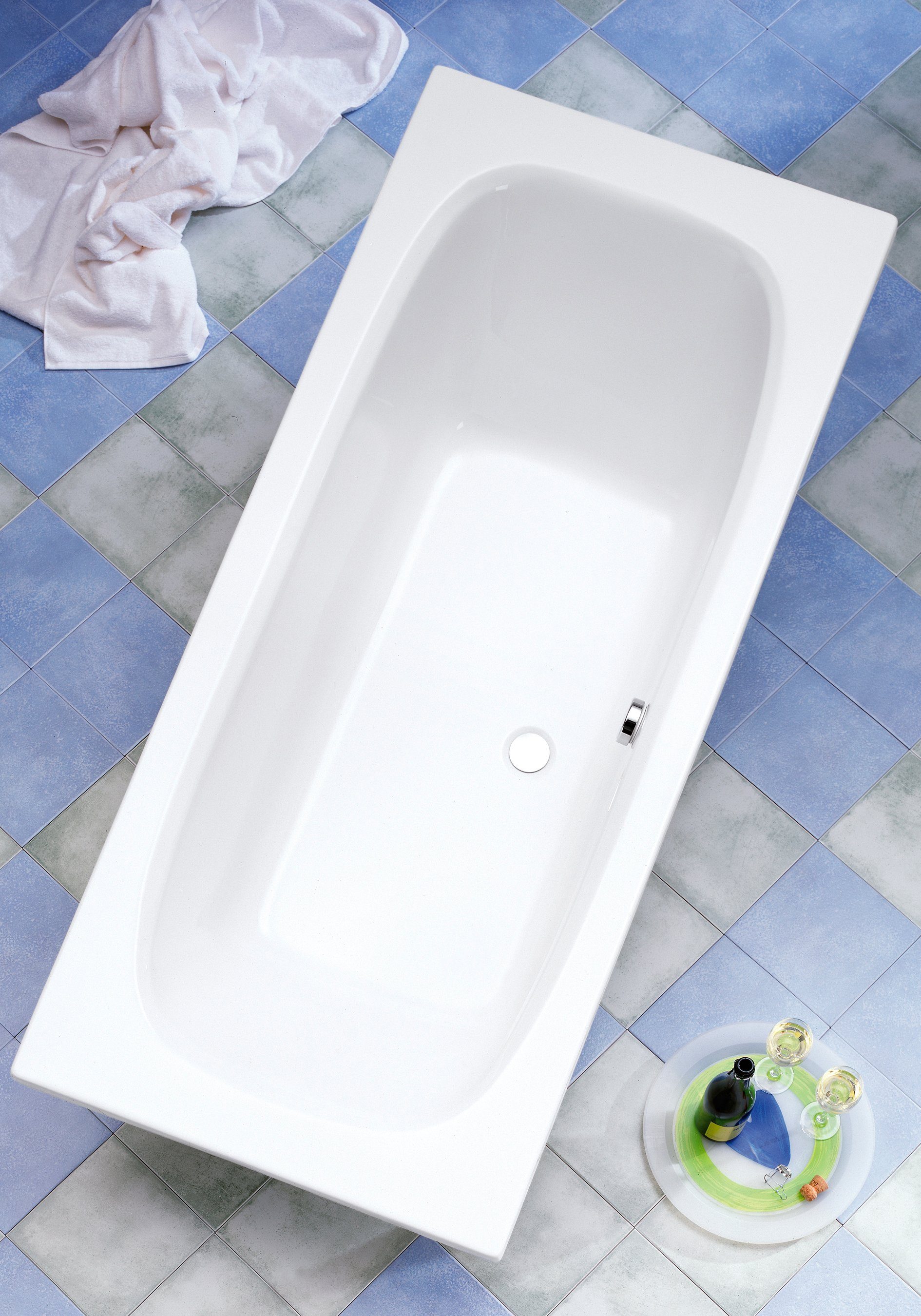 OTTOFOND Badewanne Malta, (Set), 170c75cm, inklusive Wannenträger