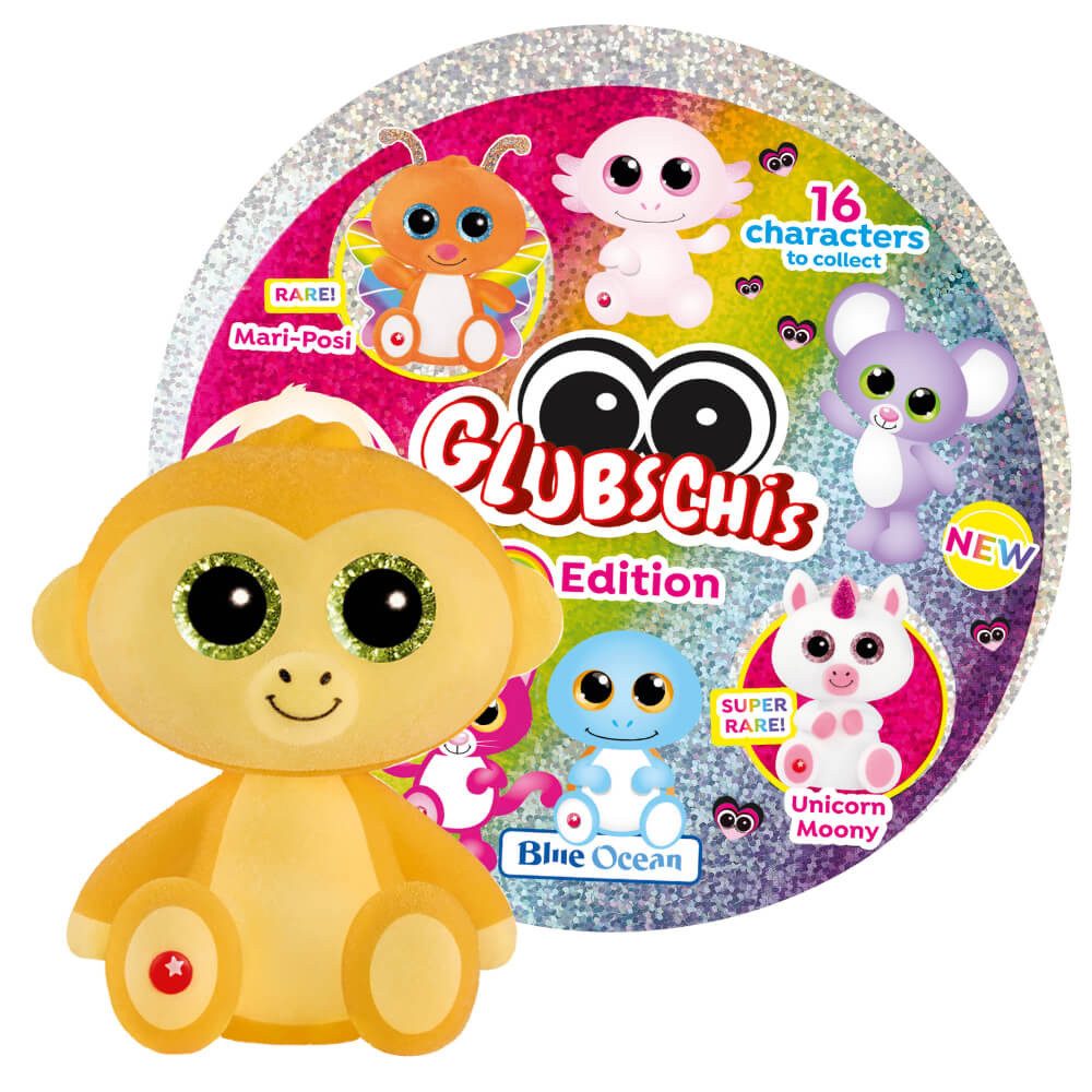 Blue Ocean Spielfigur Glubschis Sammelfiguren Rainbow Serie 6 - Glubschi Glitzer Figur, - Figur Hector