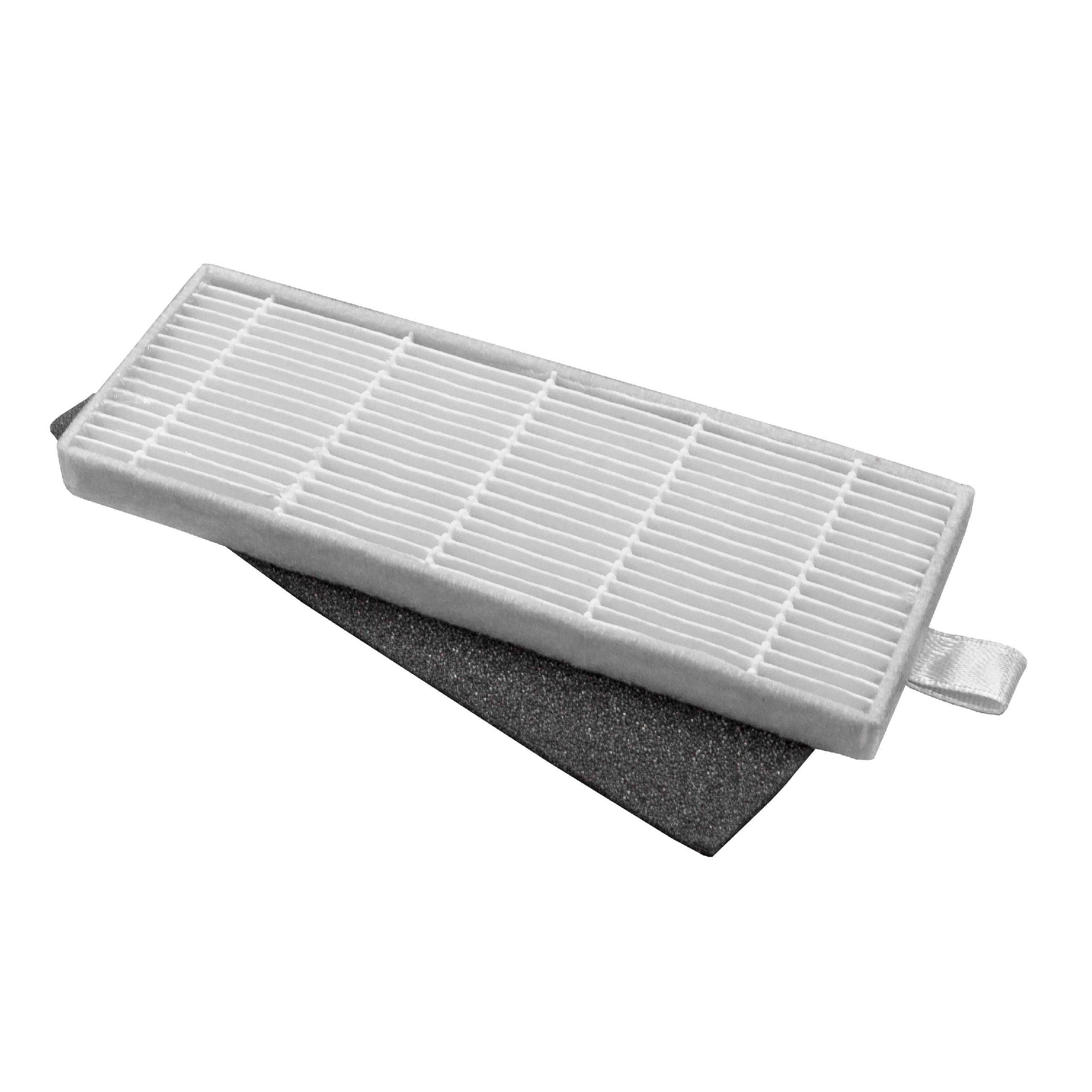 vhbw Ersatzfilter passend für Zaco A6, A6s, A4, A4s Saugroboter, Zubehör für Zaco A6 A6s A4 A4s