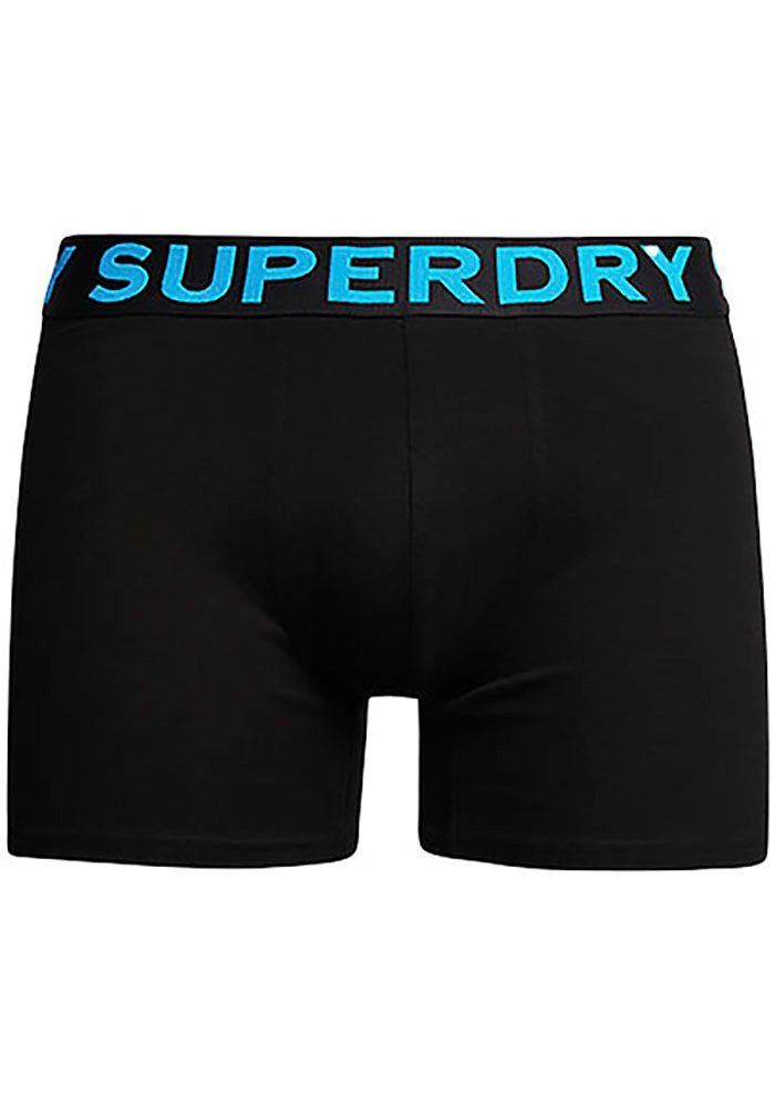 Boxershorts (Packung, TRIPLE Superdry BOXER PACK 3-St) black/neon