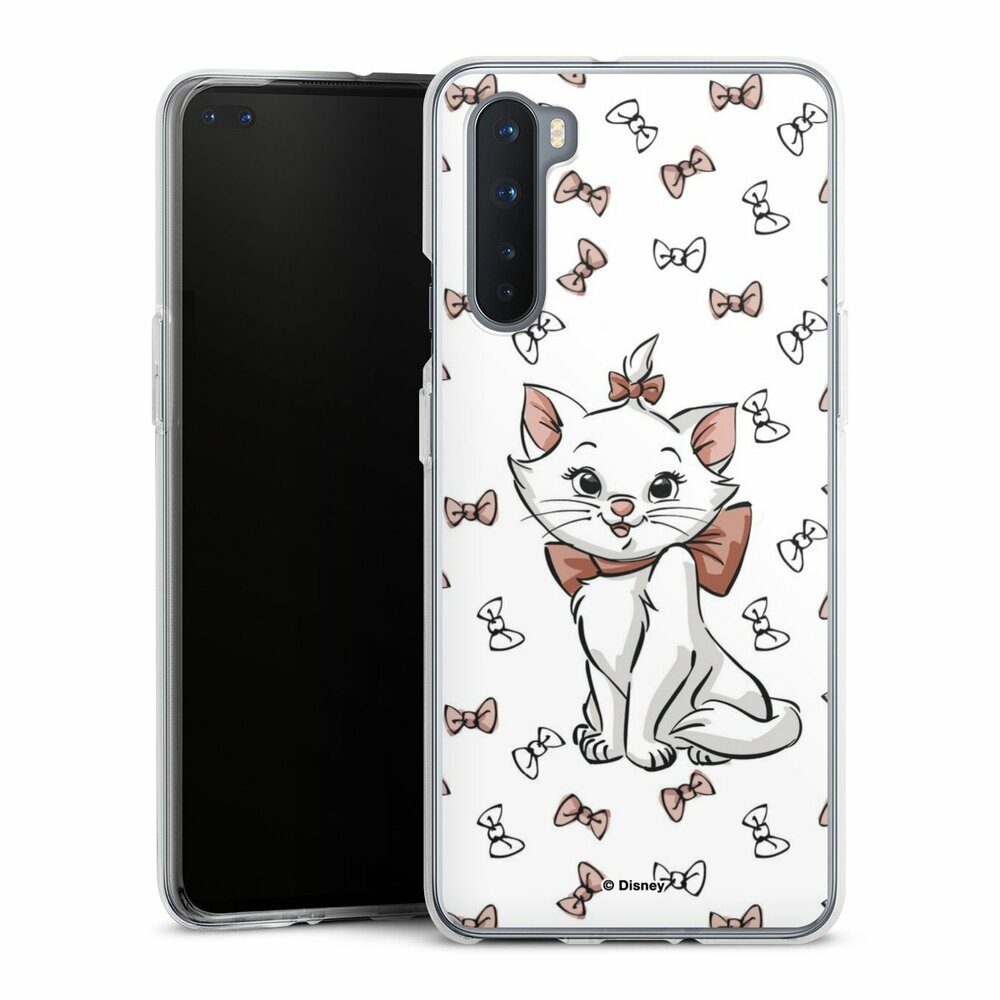DeinDesign Handyhülle Aristocats Marie Disney Katze Marie Shy, OnePlus Nord Silikon Hülle Bumper Case Handy Schutzhülle