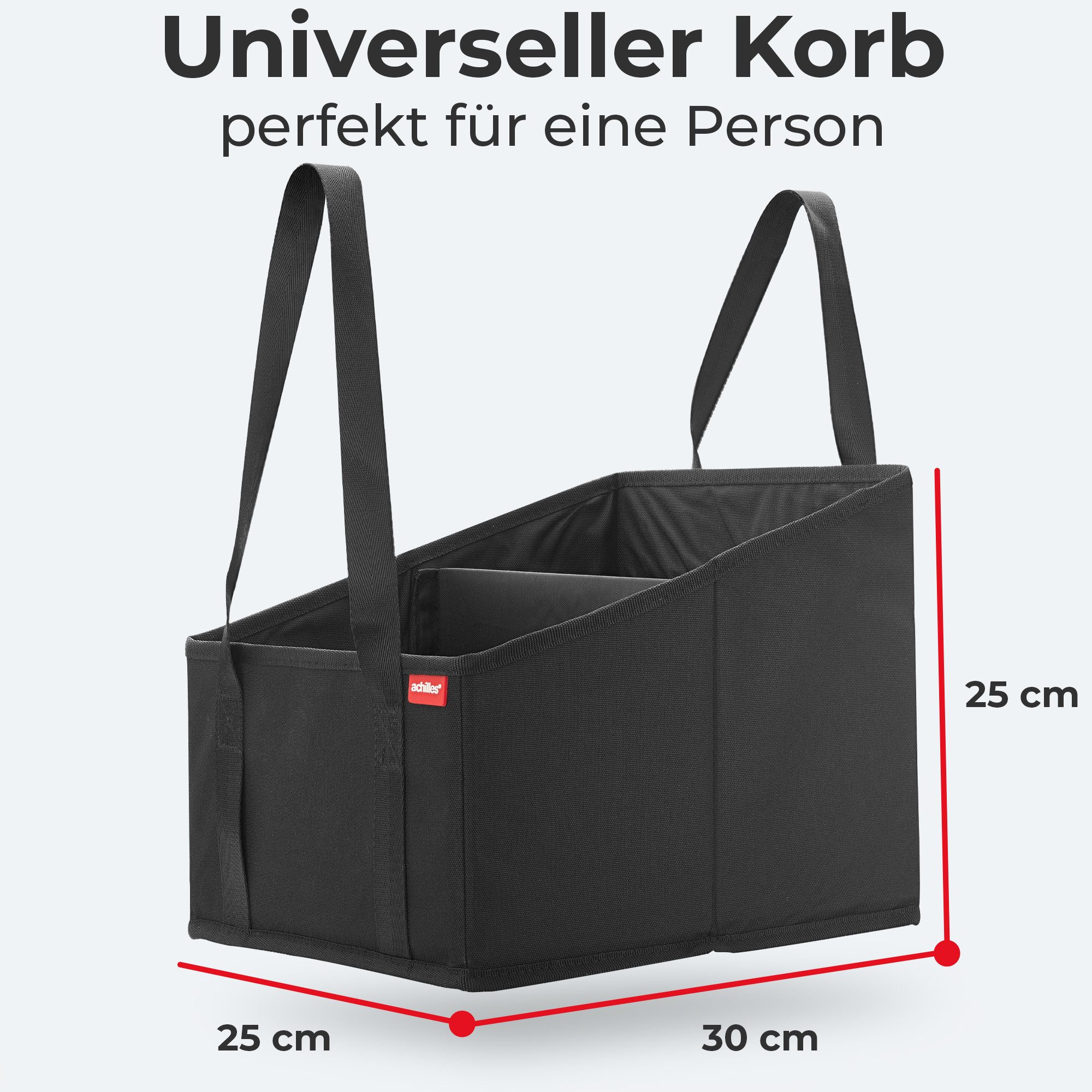 achilles Klappbox achilles Beifahrer-Organizer Rücksitz-Box Autositz-Tasche, 40 l