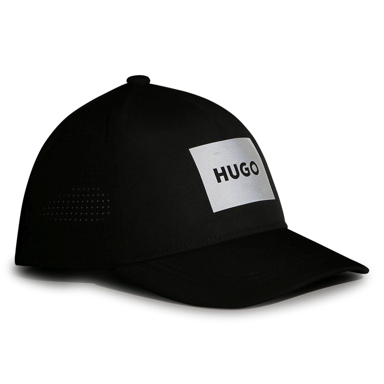 HUGO Baseball Cap HUGO Kids Cap mit Logo – Schwarz