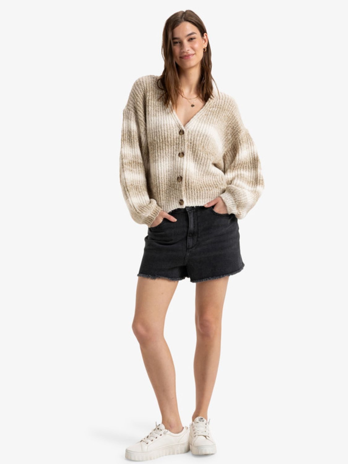 Roxy Cardigan Roxy Cardigan Marble Tiles Parchment