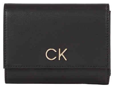 Calvin Klein Geldbörse RE-LOCK TRIFOLD MD, im praktischem Rückfach