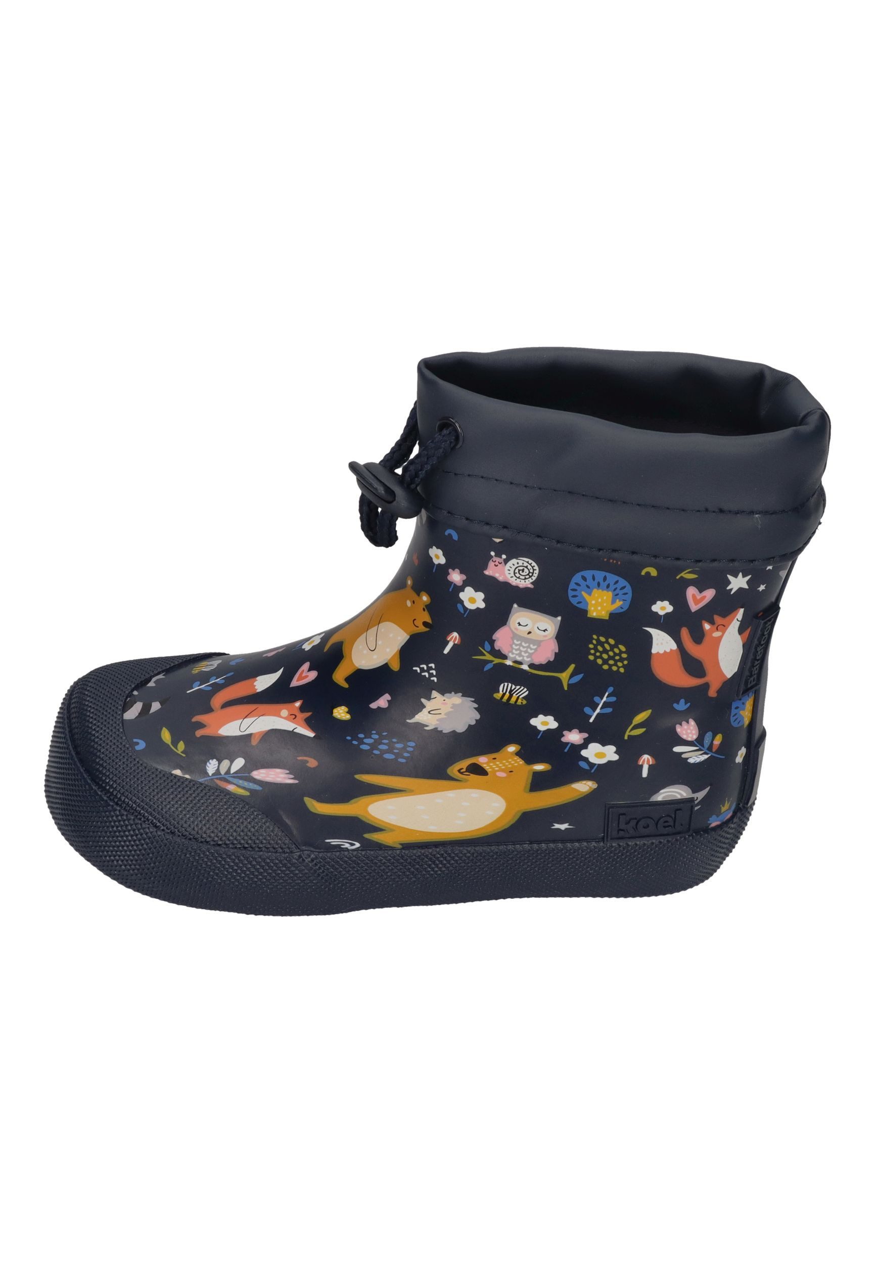 KOEL WIBI SOLID Gummistiefel für Kleinkinder Barfußschuh Bear Blue