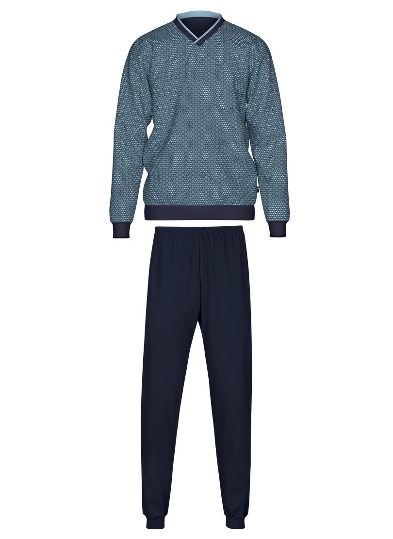 Trigema Schlafanzug TRIGEMA Pyjama mit Vintage-Muster günstig online kaufen