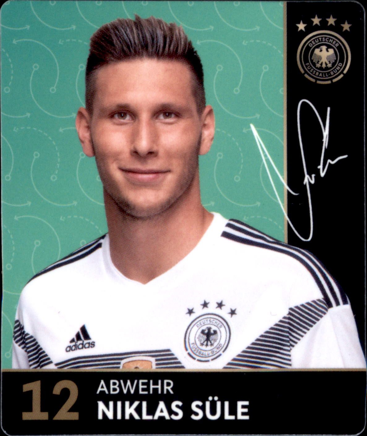 REWE Sammelkarte 12 - Niklas Süle - REWE WM18 Sammelkarte