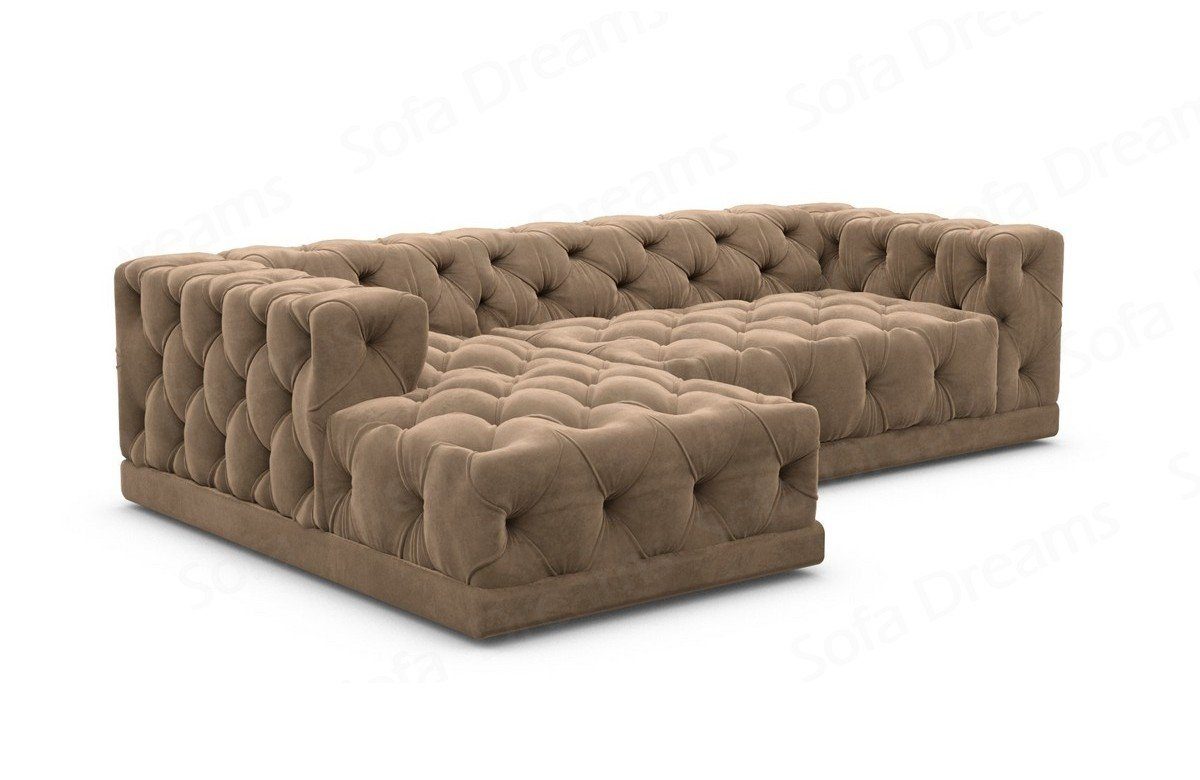 Sofa Dreams Ecksofa Designer Samtstoff Polster günstig online kaufen