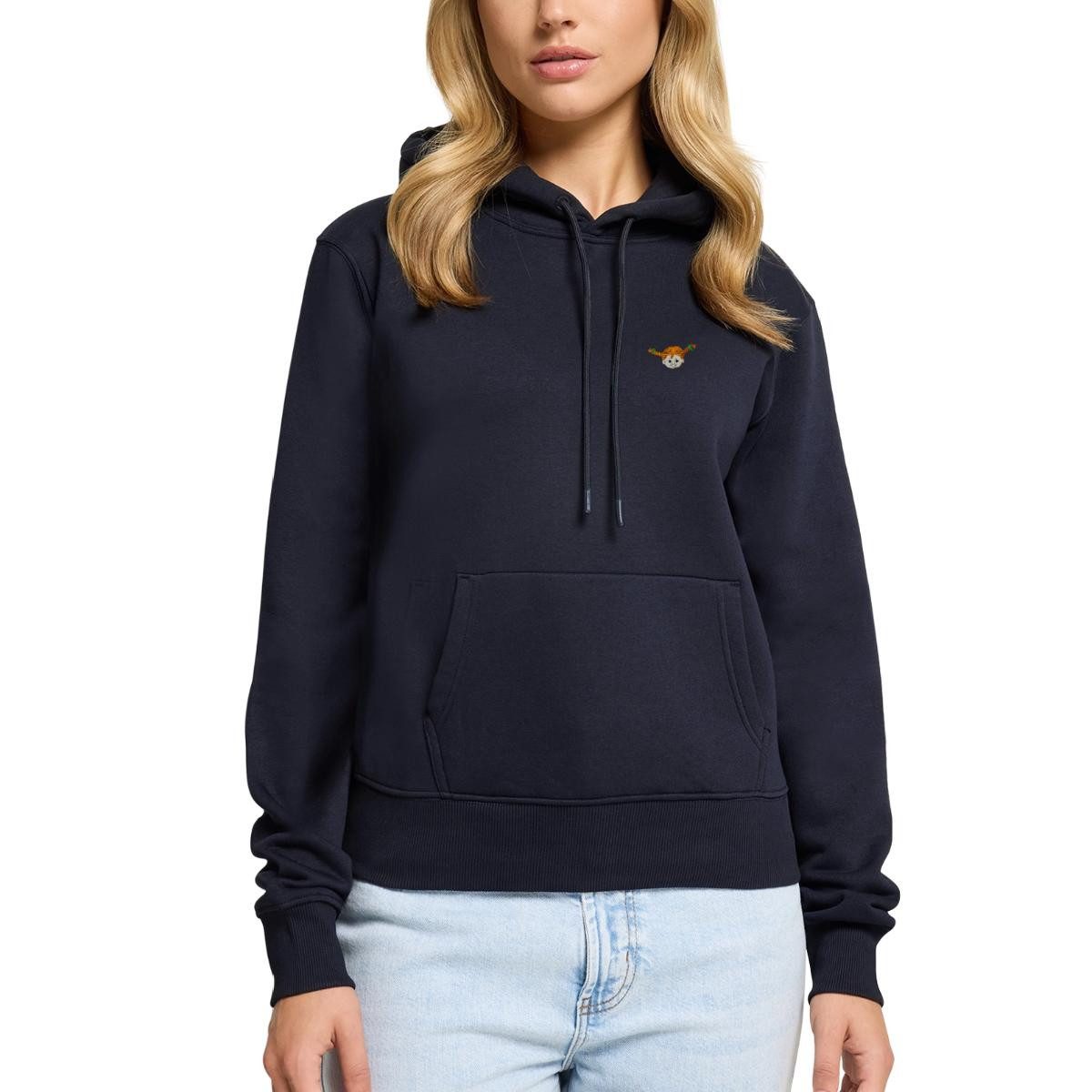 Spreadshirt Hoodie Pippi Langstrumpf Portrait Stick Damen Premium Hoodie (1-tlg)