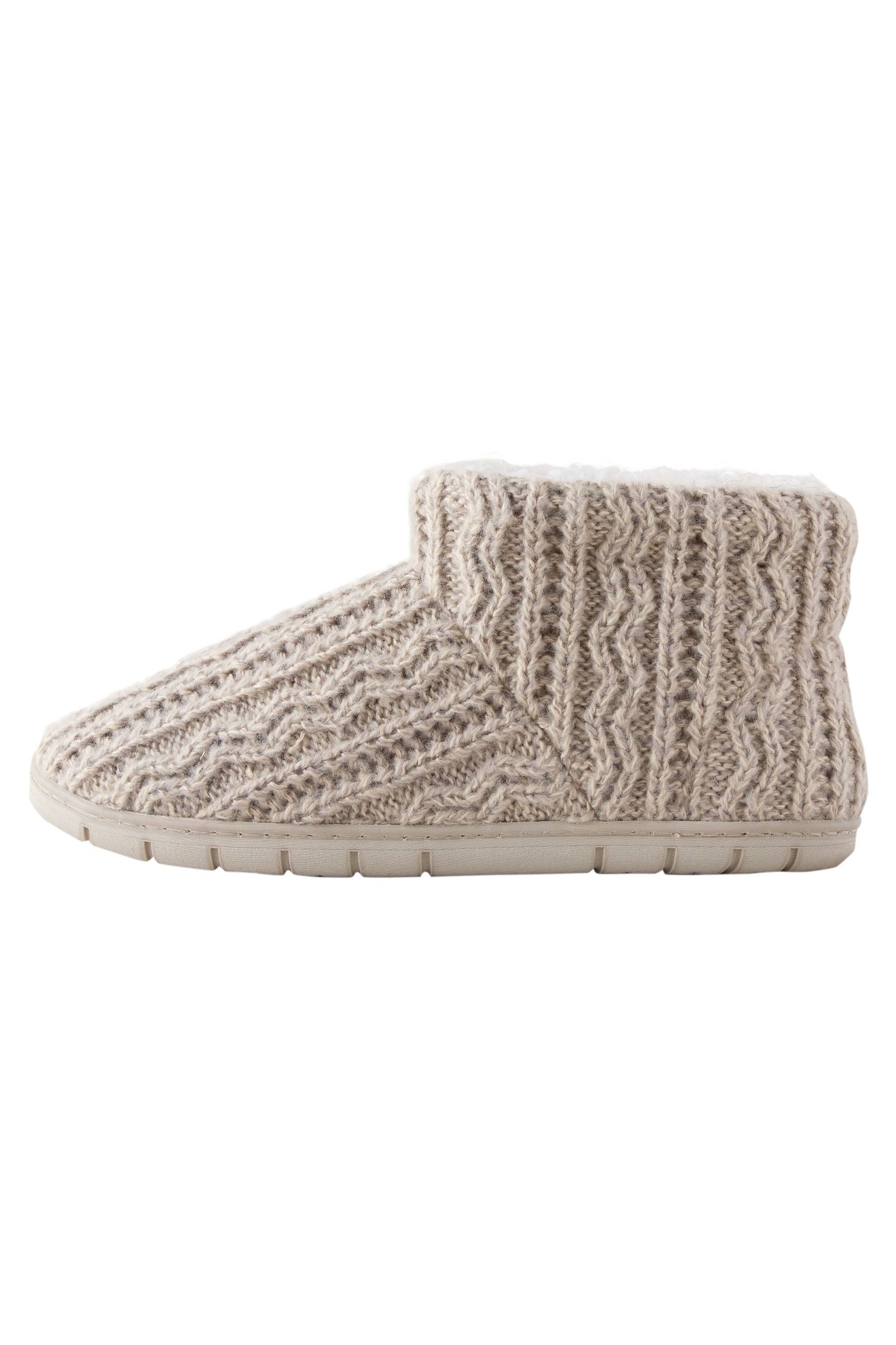 Gestrickte Hausstiefel Hausstiefel