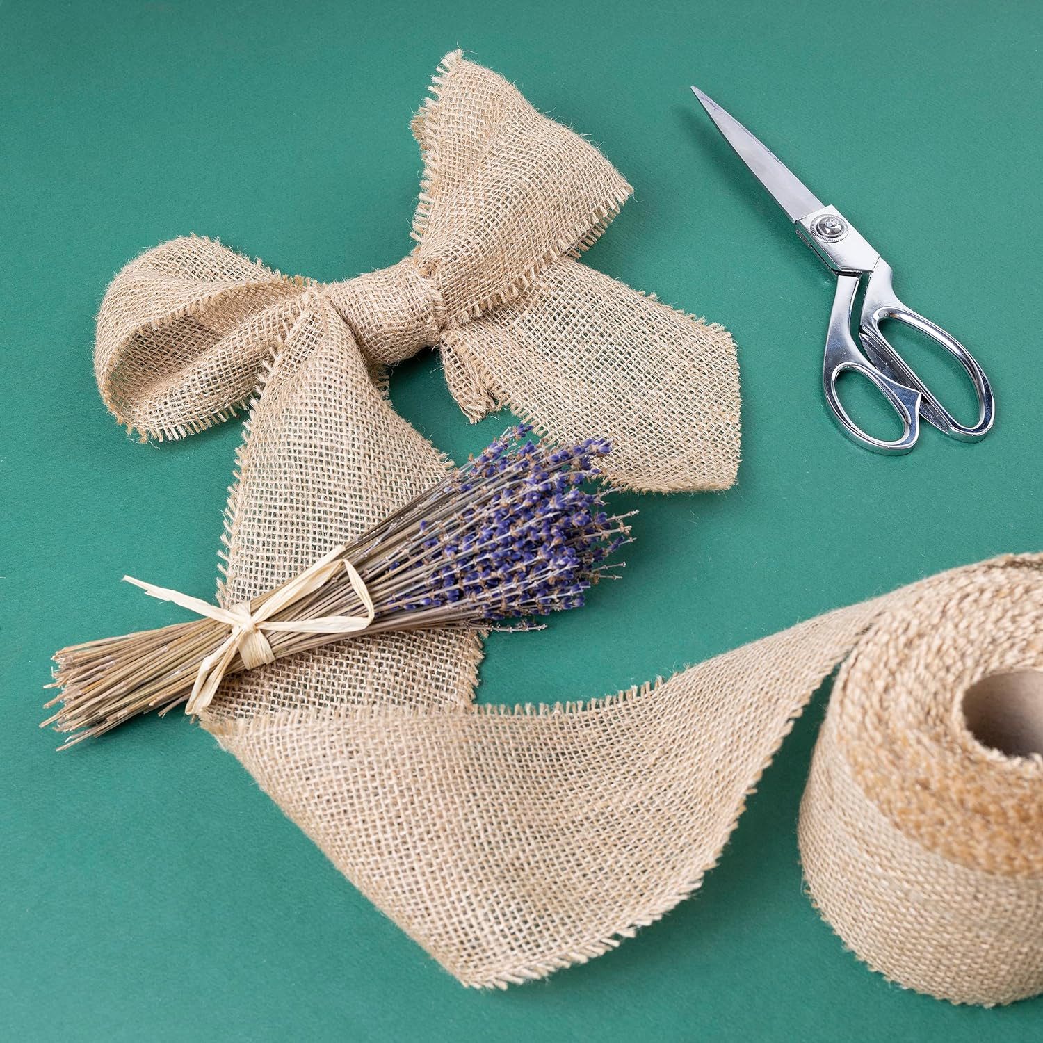 Creative Deco Bastelnaturmaterial Juteband Jute Tischläufer günstig online kaufen