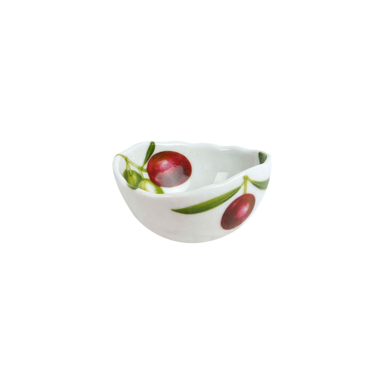 TAITÙ Schale Dieta Mediterranea Vegetables Olive, Porzellan