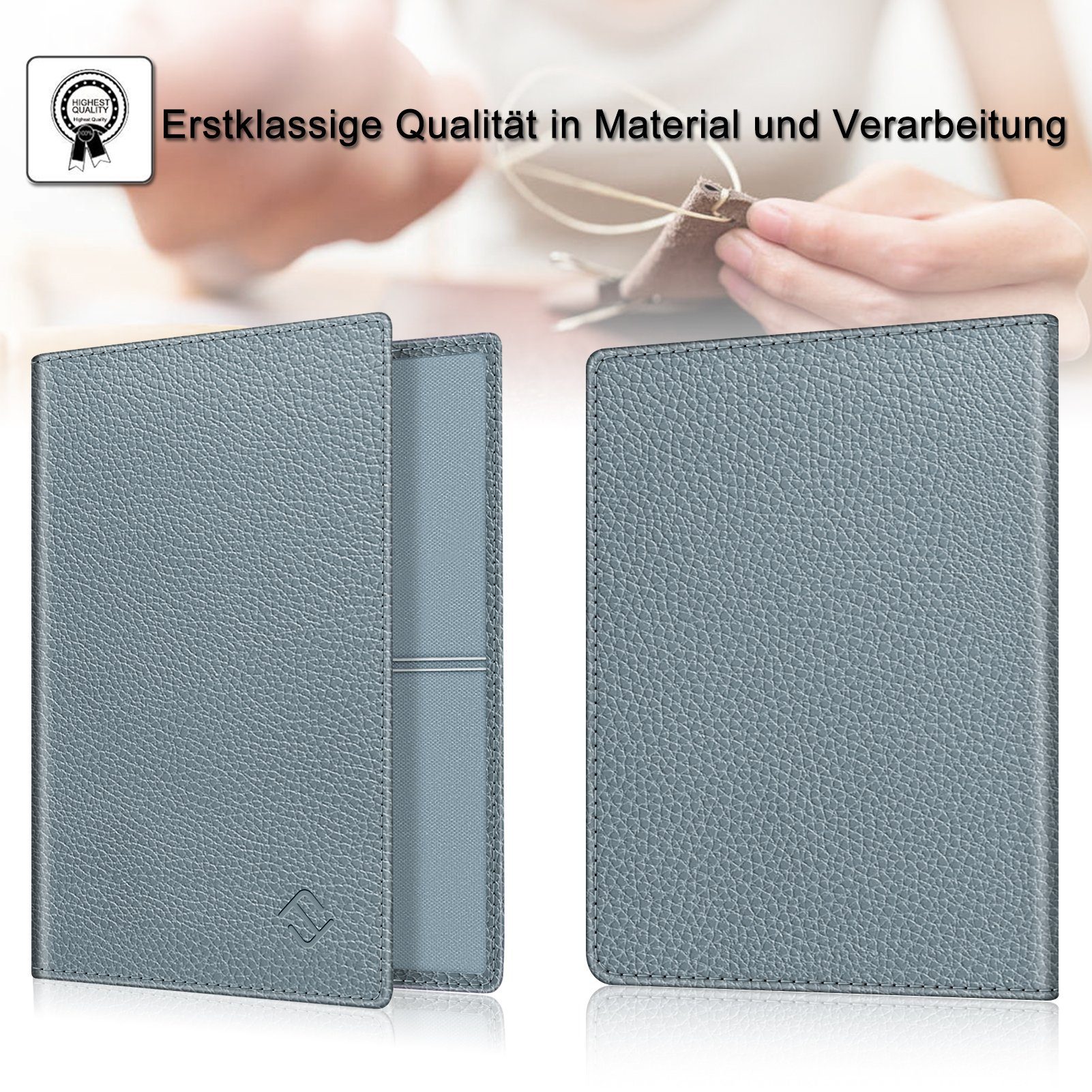 Fintie Mini Geldbörse Fahrzeugschein Hülle, Ultradünne Fahrzeugscheinetui K günstig online kaufen
