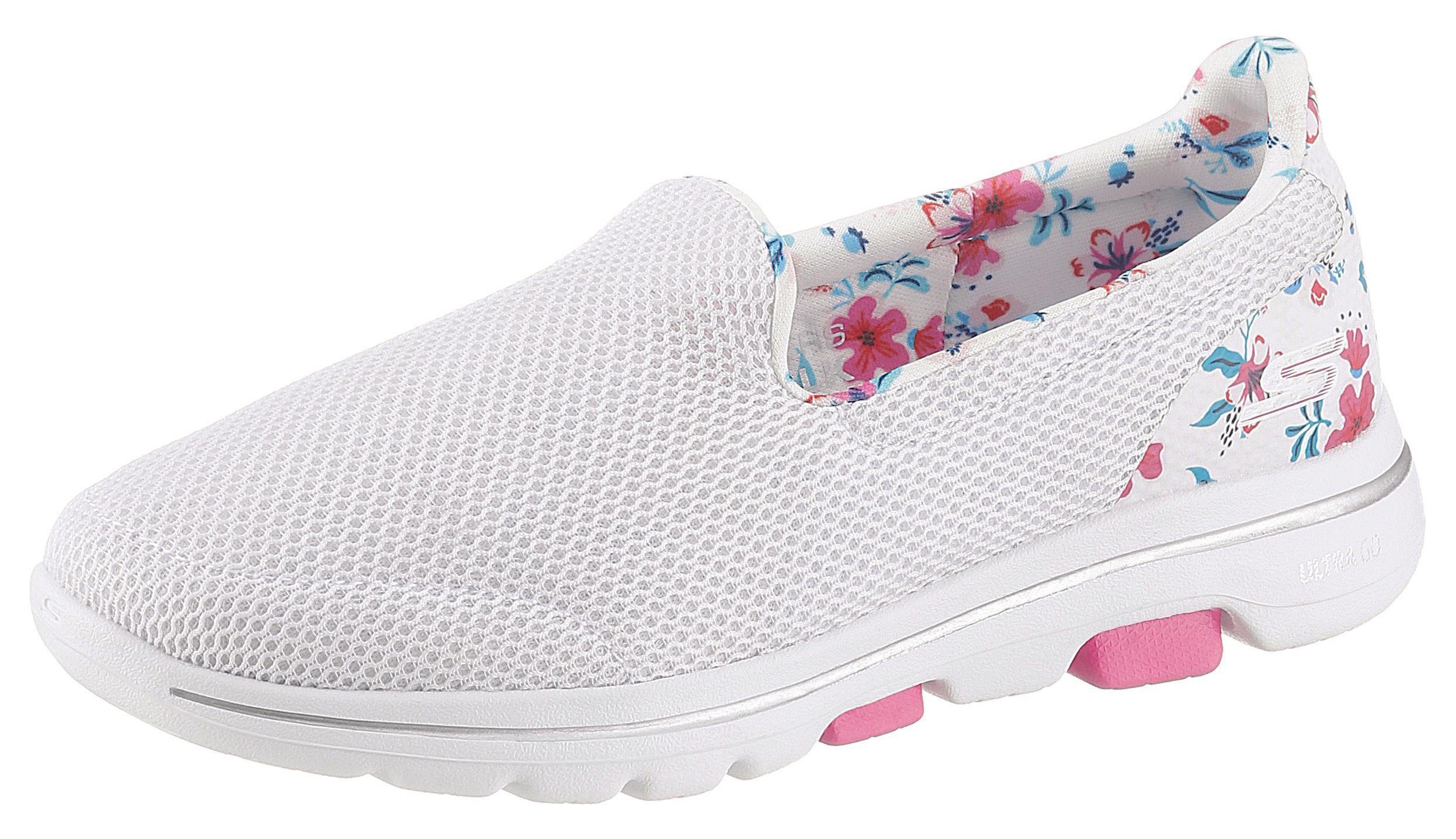 Skechers »Go Walk 5« Slip-On Sneaker mit Blumenprint online kaufen | OTTO