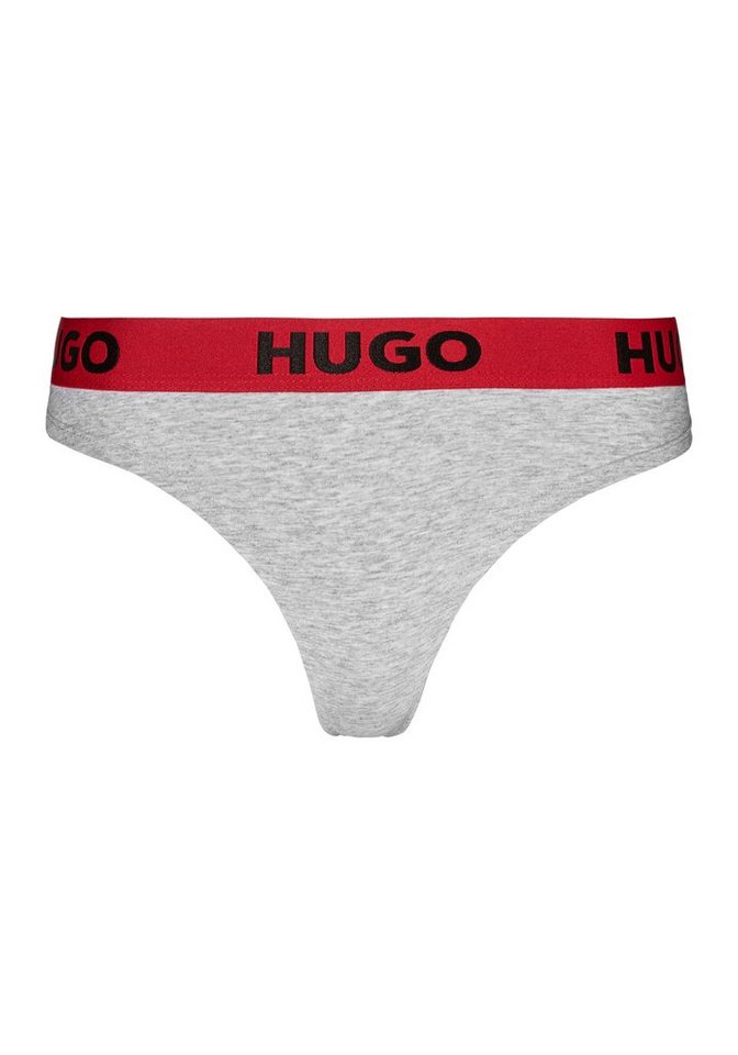HUGO String THONG SPORTY LOGO mit HUGO Logo auf elastischem Bund