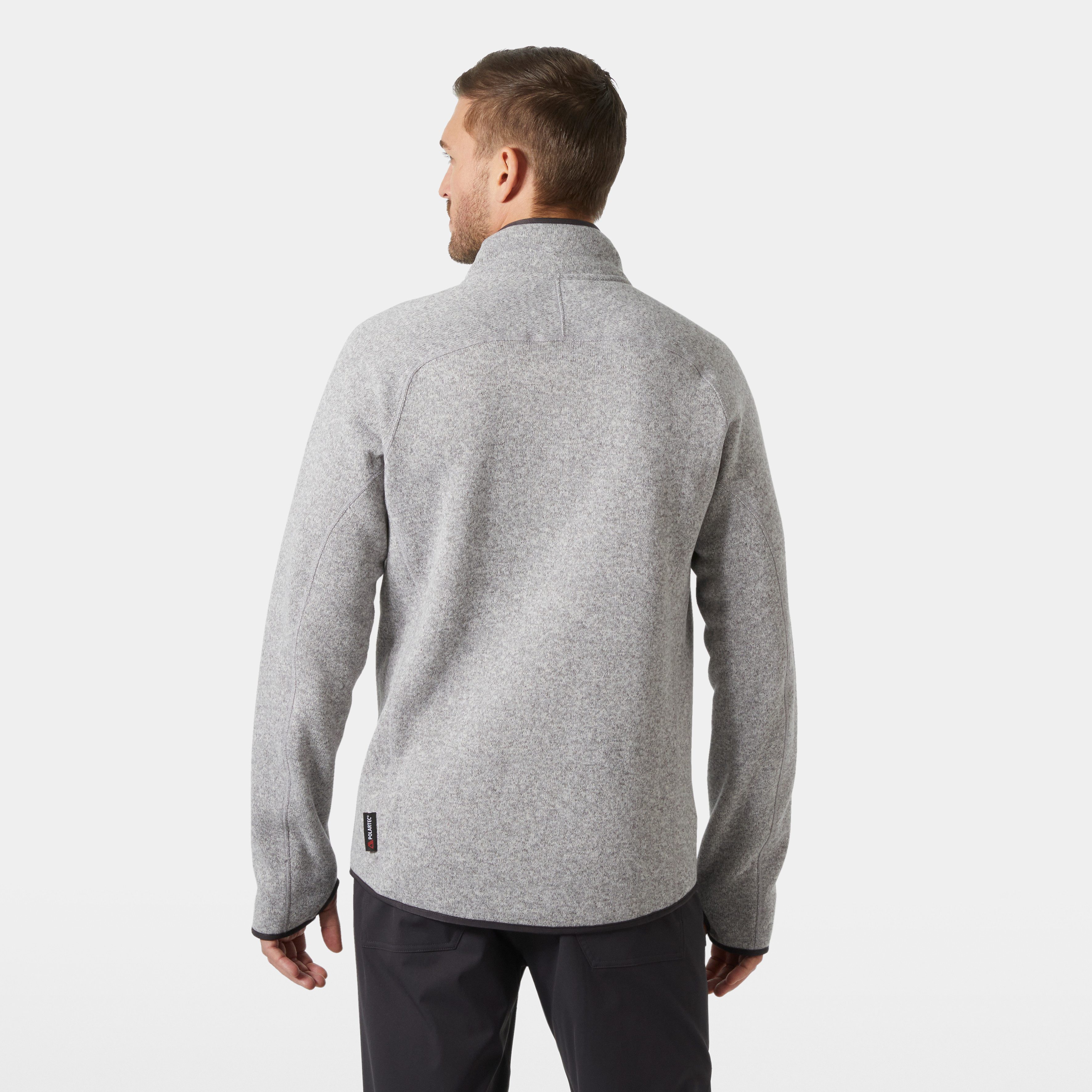 Helly Hansen Strickfleecejacke VARDE FLEECE JACKET 2.0 für Outdoor- und Streetwear, mit Daumenlöchern, Reißverschlusstaschen