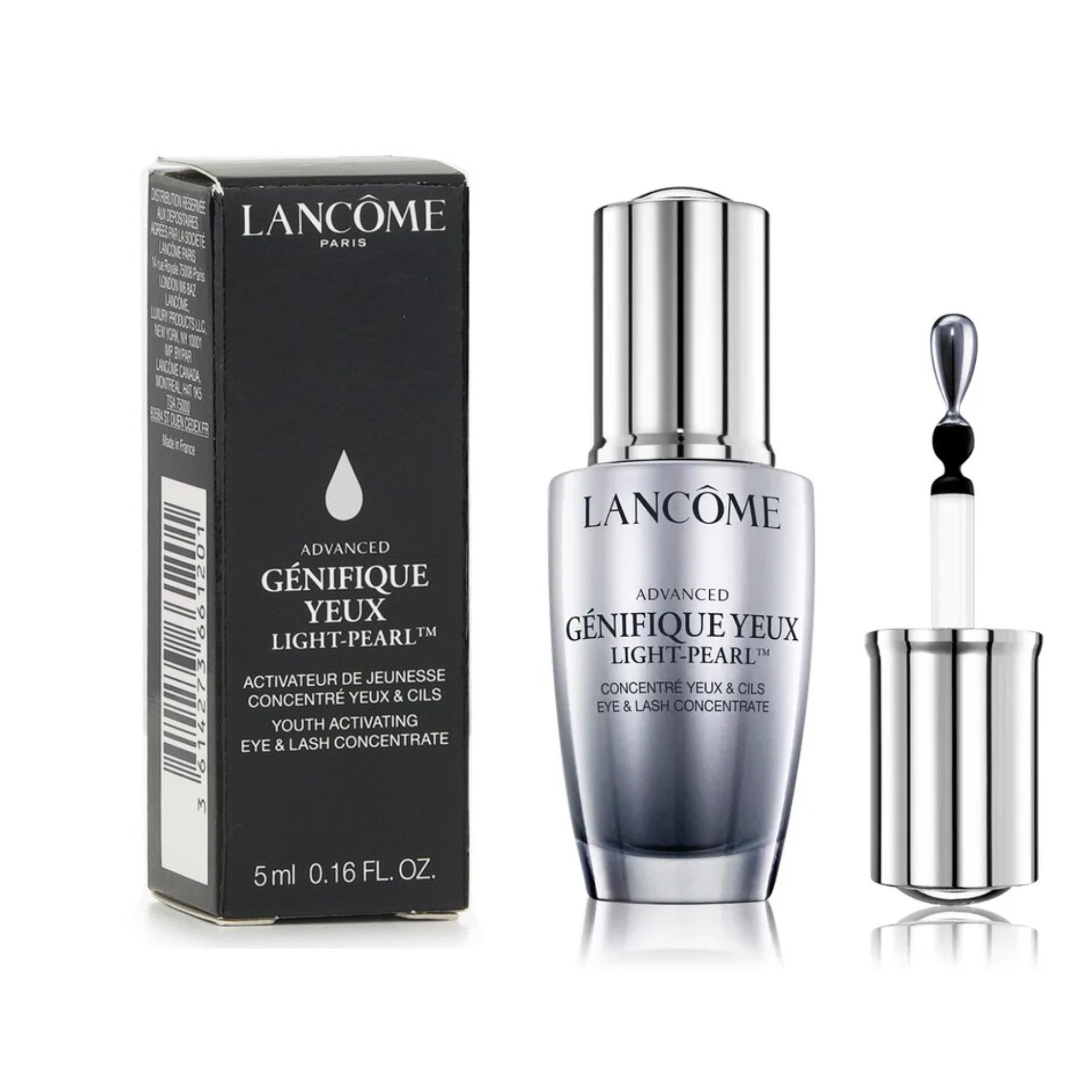 LANCOME Duft-Set La Vie Est Belle EdP 75 ml + Genifique Yeux Konzentrat 5 ml, Luxuriöser Damenduft mit Iris, Vanille und Patchouli
