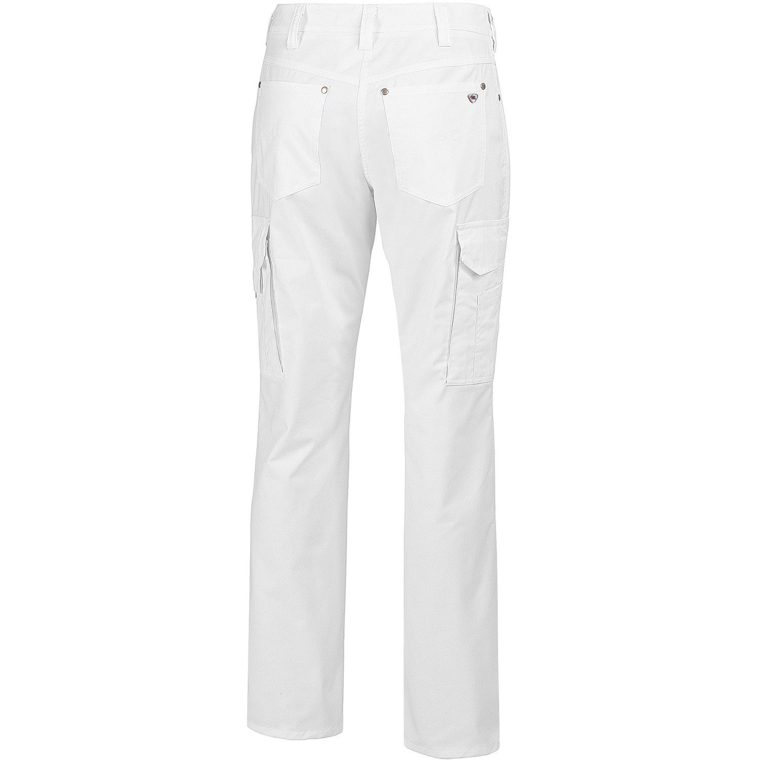 bp Arbeitshose Damen Stretch-Jeans "1642-686" Med & Care weiß