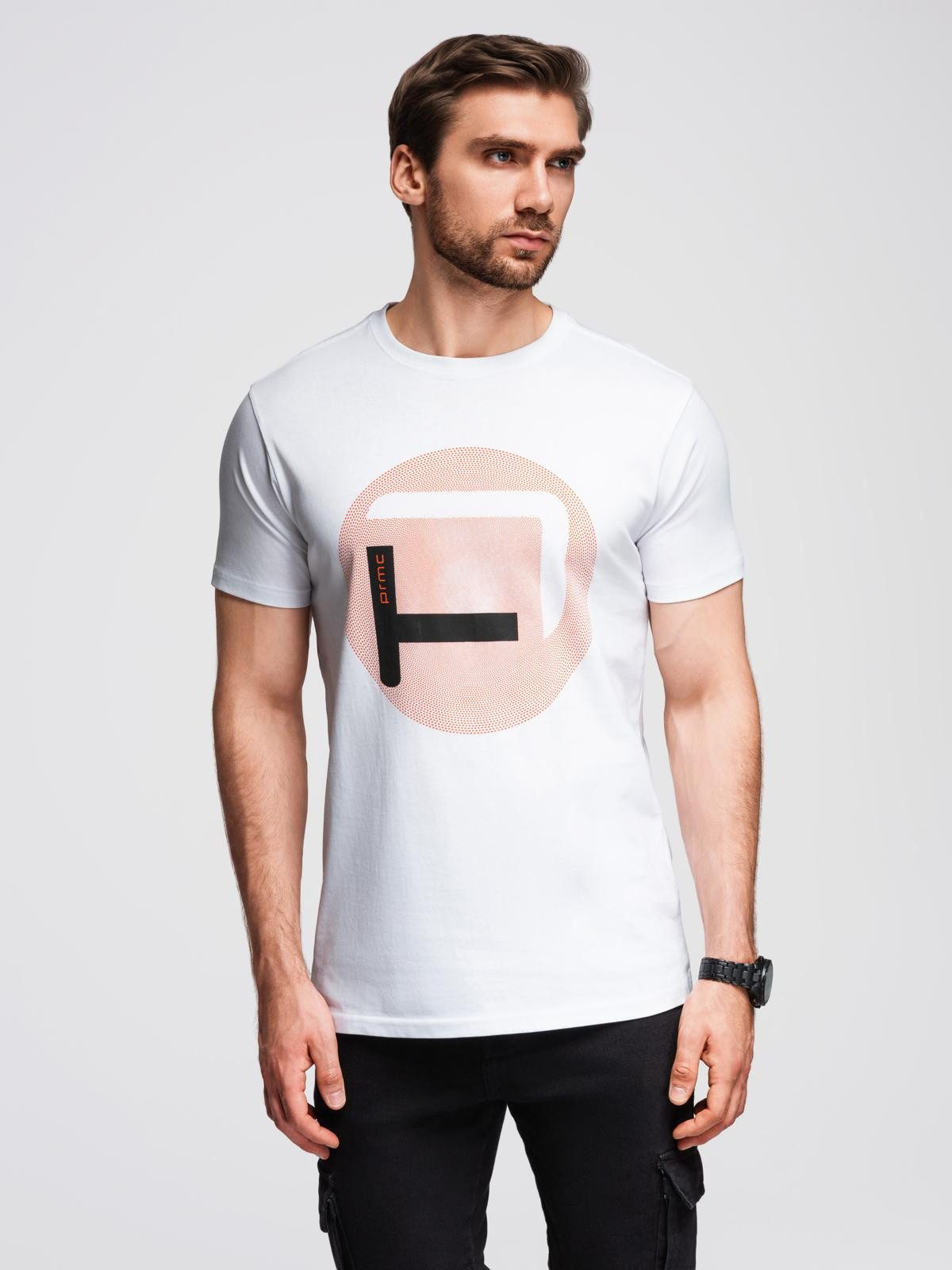 OMBRE Print-Shirt T-Shirt mit großem Aufdruck