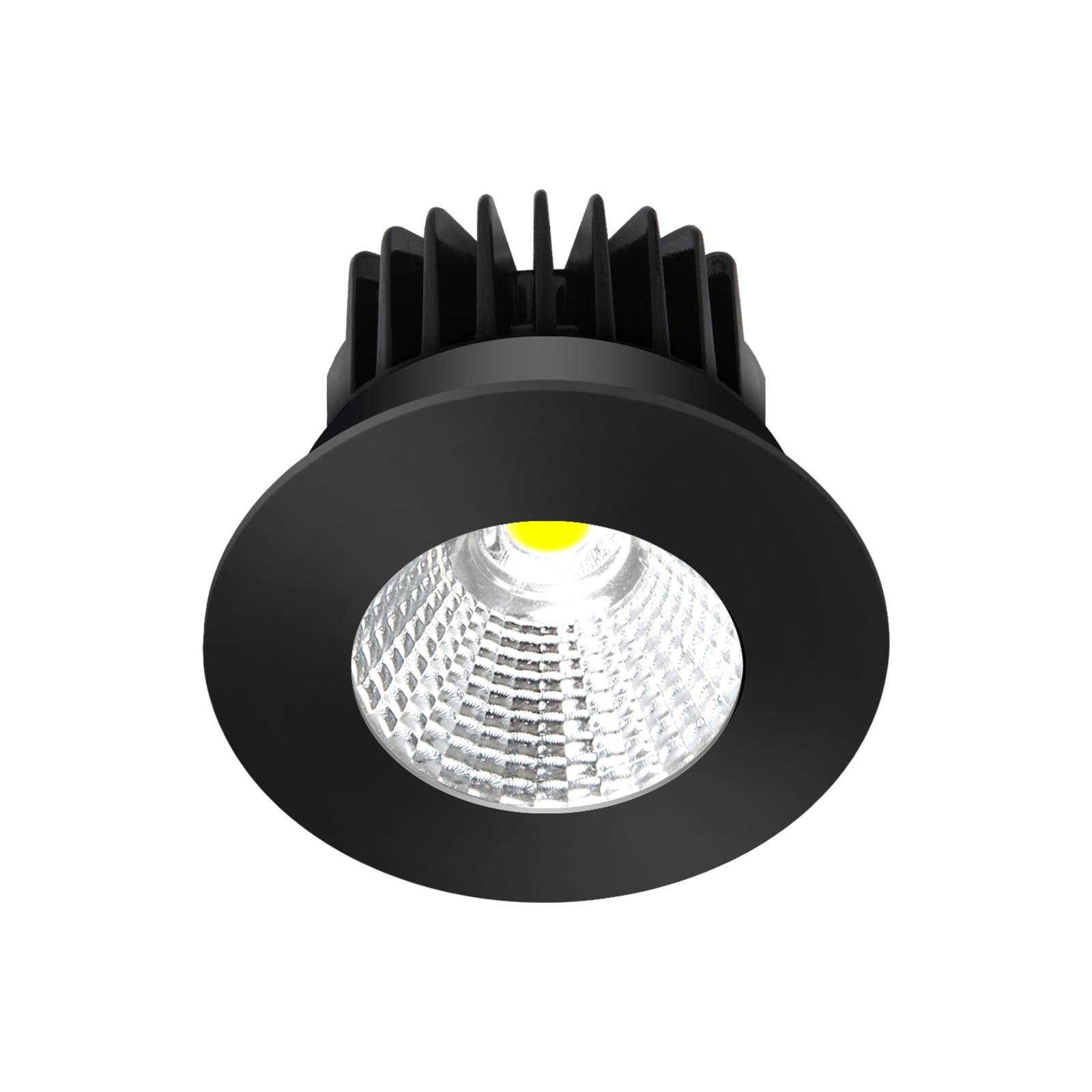 Arcchio Deckenleuchte Lirin, LED, Metall, Schwarz universalweiß IP65, 1 x 6 W LED, universalweiß