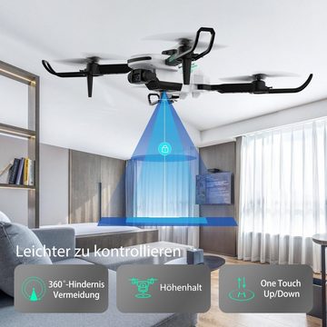 BUMHUM Spielzeug, App-Steuerung, 360-Grad-Hindernisvermeidung Spielzeug-Drohne
