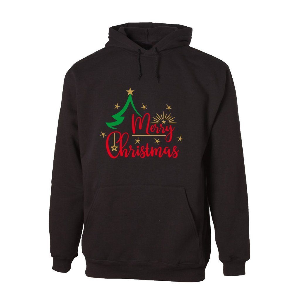 G-graphics Hoodie Merry Christmas mit trendigem Frontprint, Aufdruck auf der Vorderseite, Spruch/Sprüche/Print/Motiv, für jung & alt